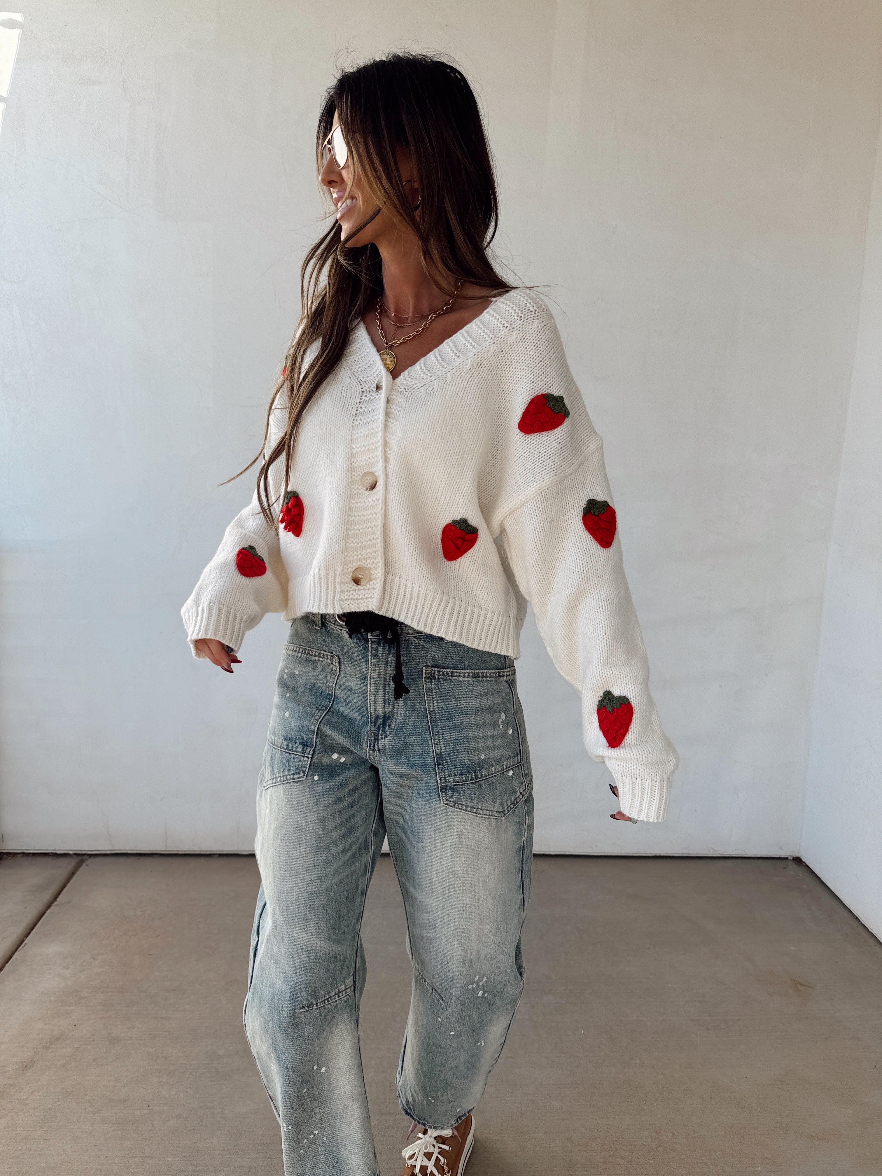 Strawberry Kisses Sweater