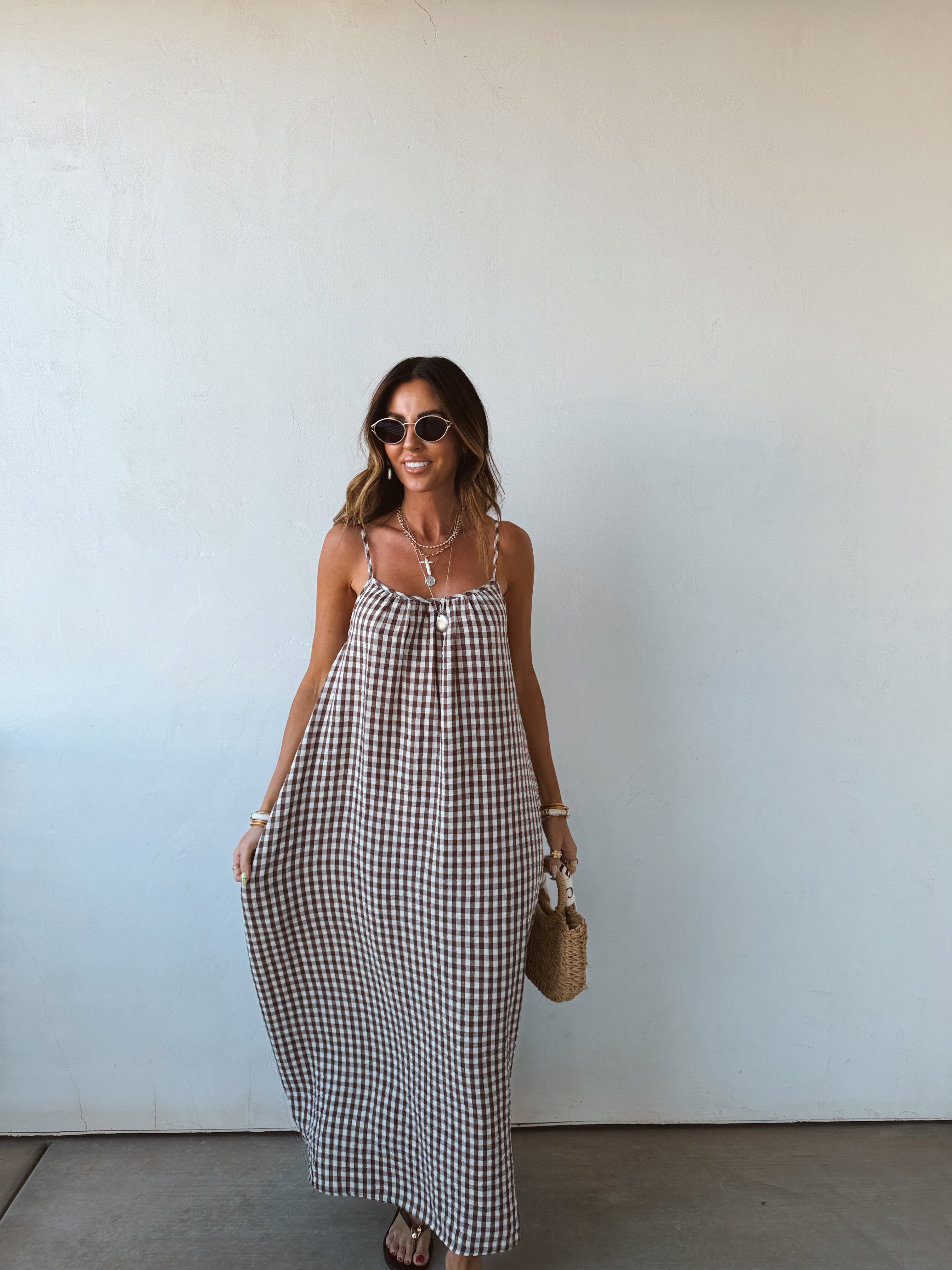 Girlfriend Gingham Dress