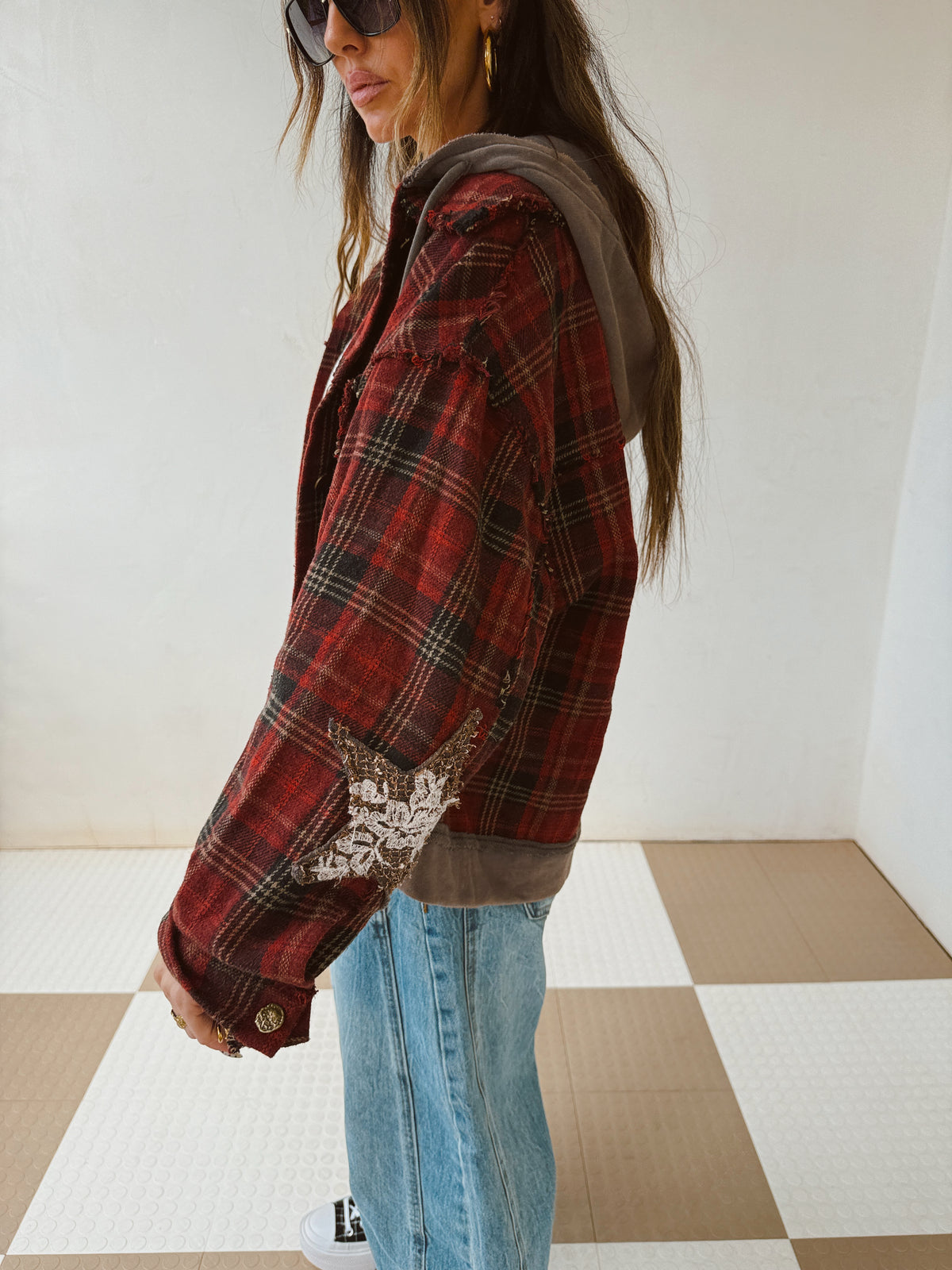Rebel Red Shacket