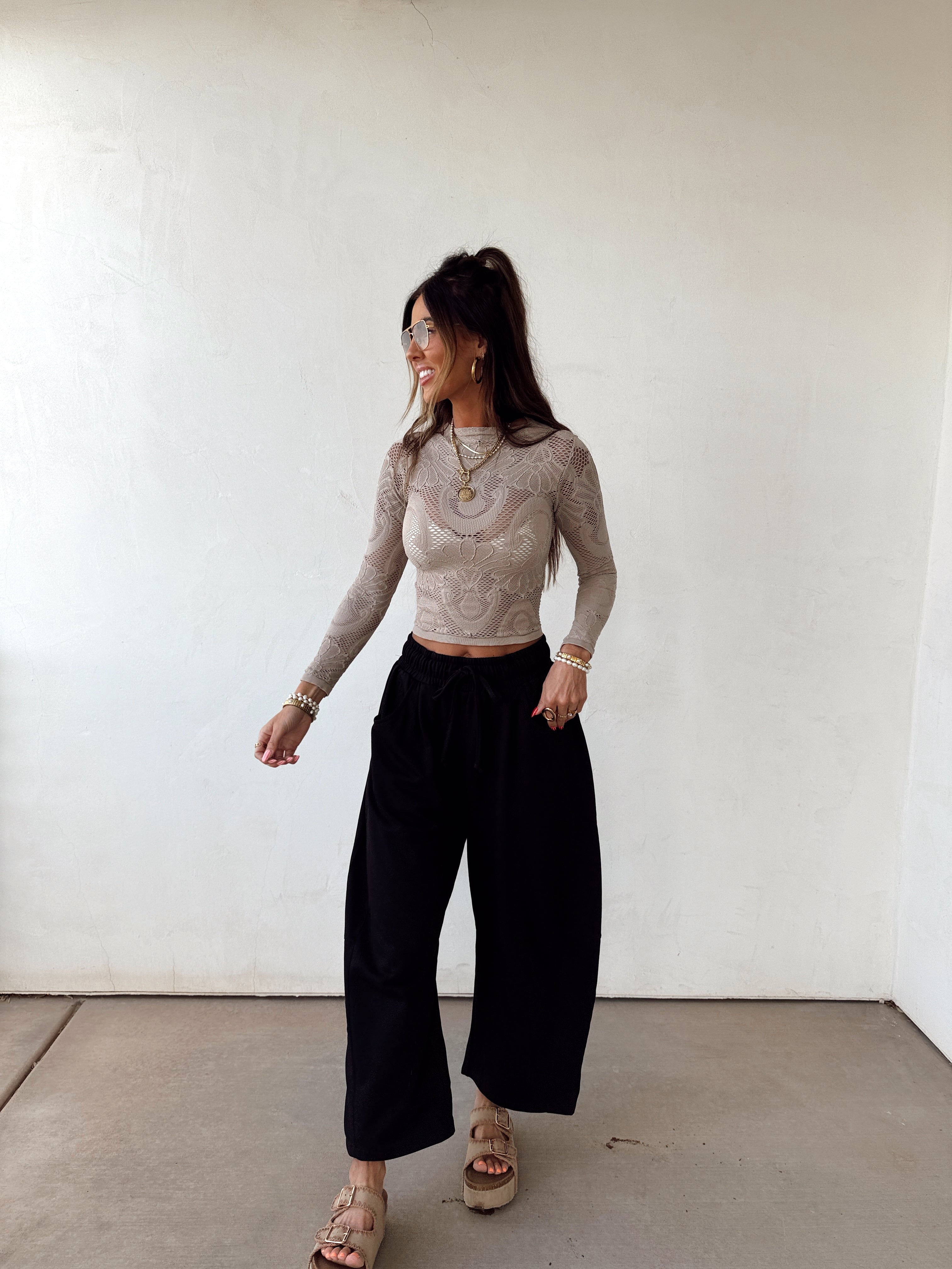 Marlow Lace Knit Top