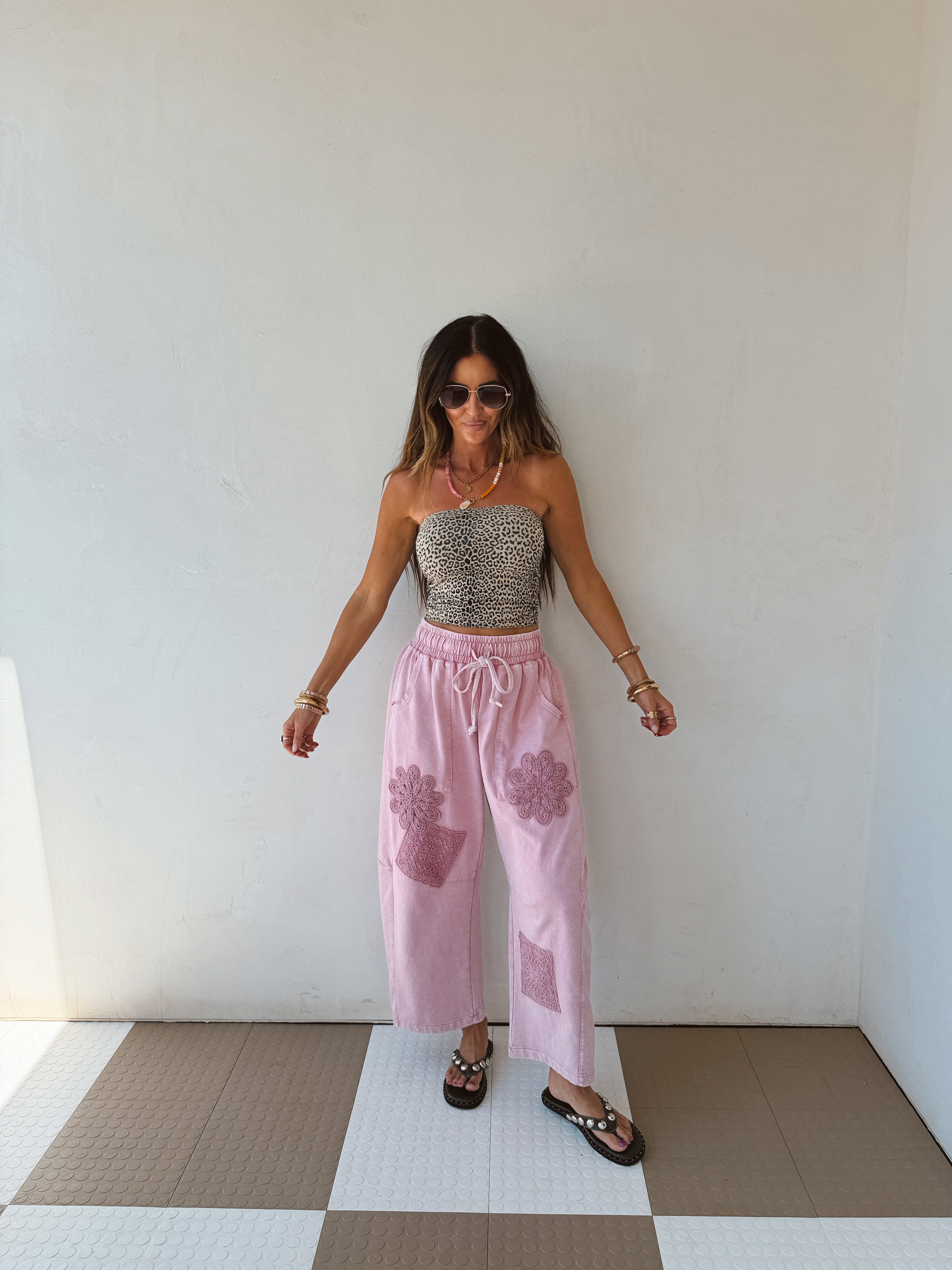 Flower Child Barrel Pants