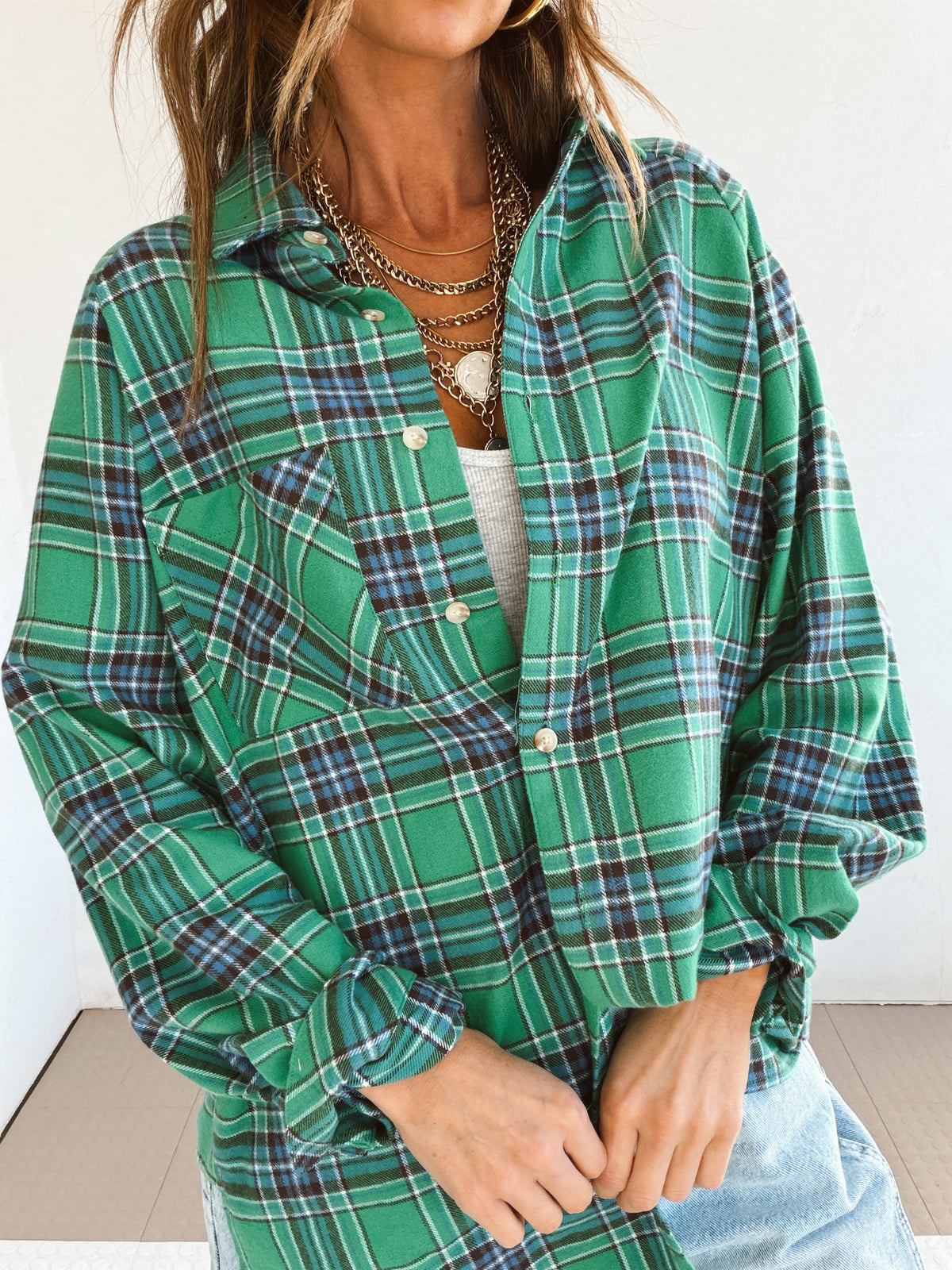 Orchard Flannel Top
