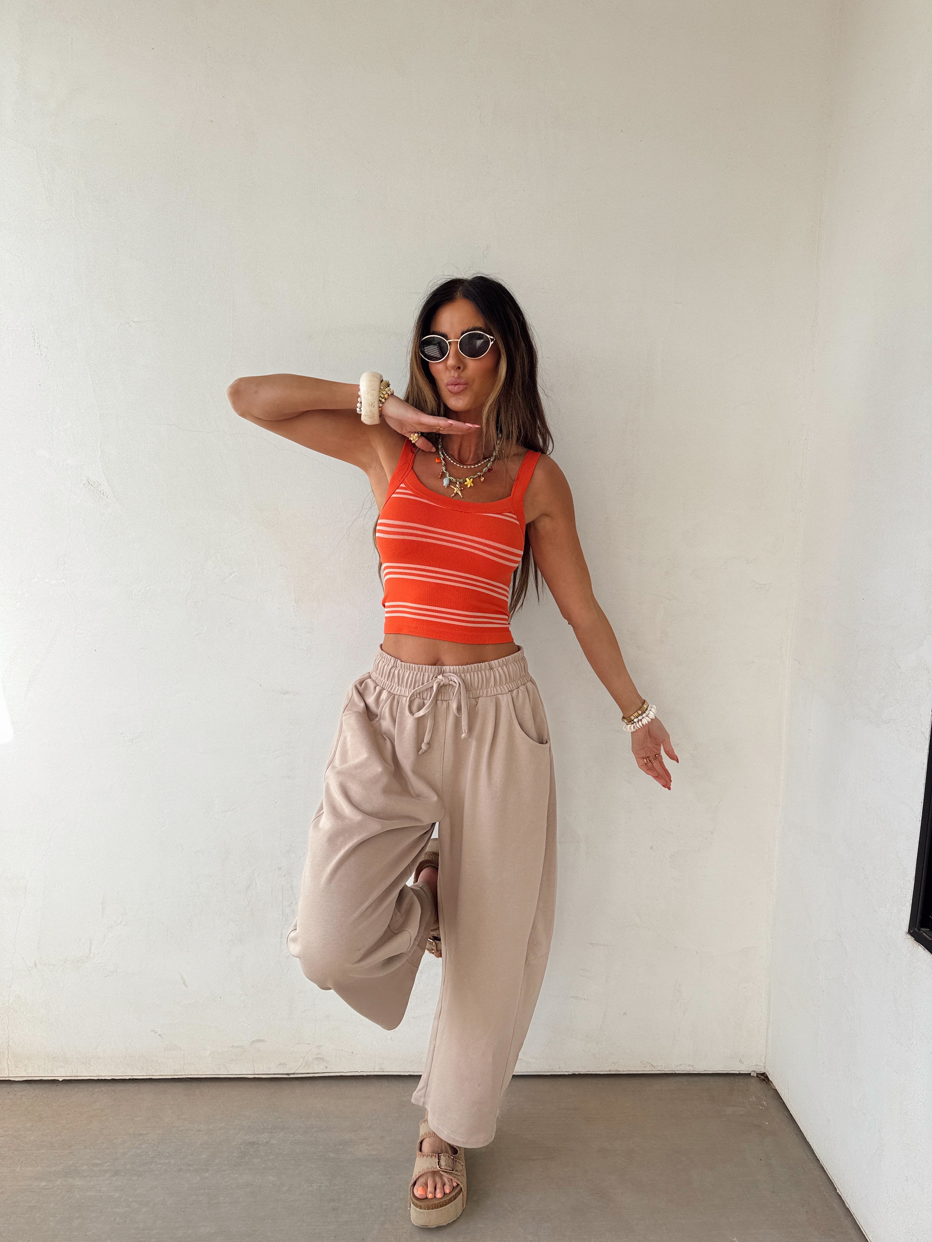 Sunset Stripe Tank