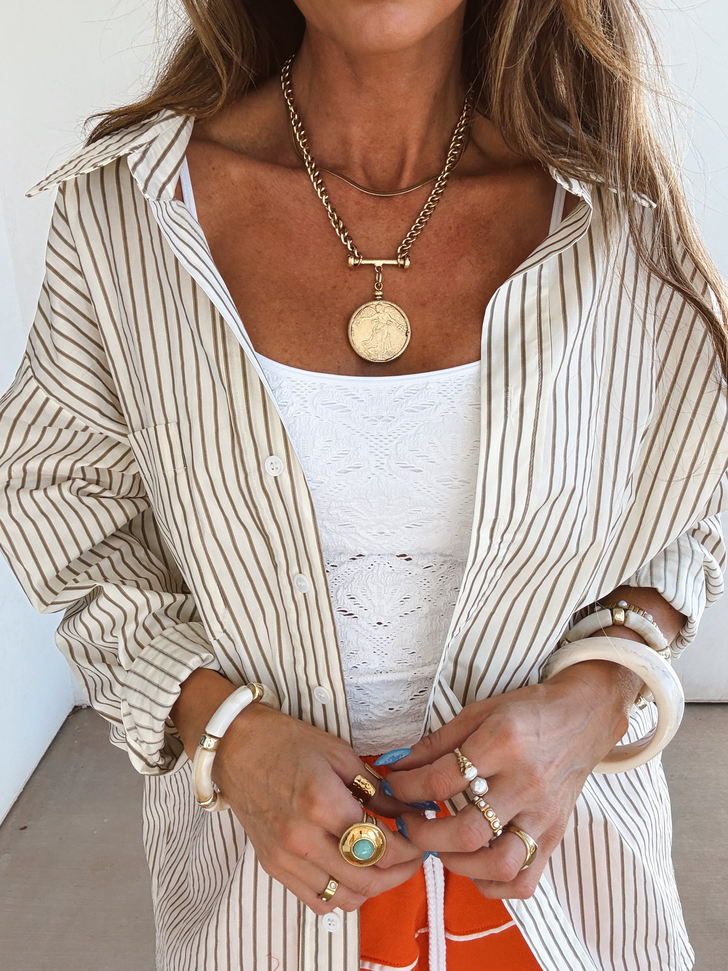 Uptown Striped Button Down