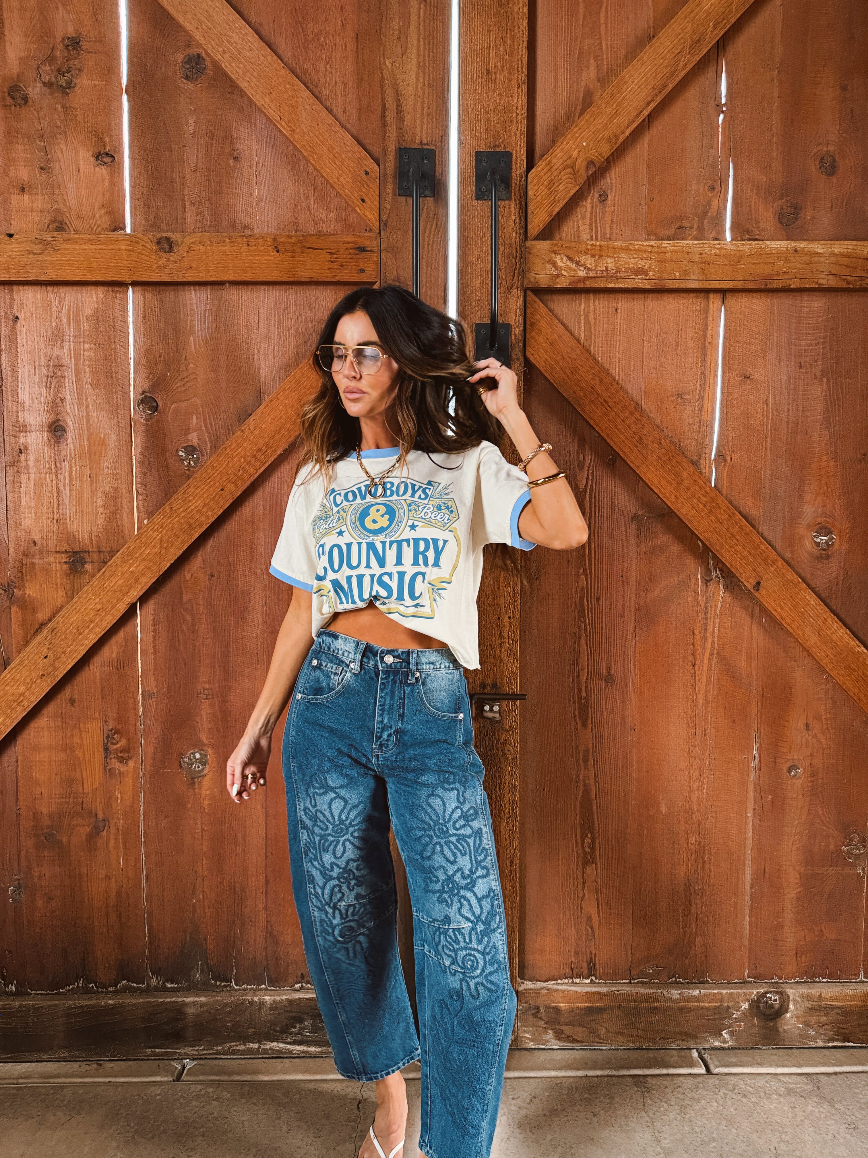 Country Nights Music Tee