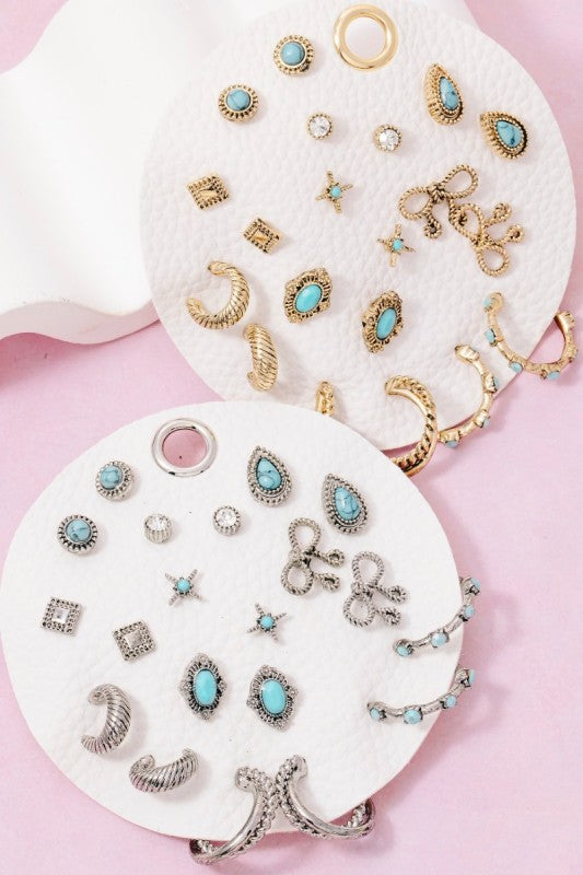 Boho Earrings Set