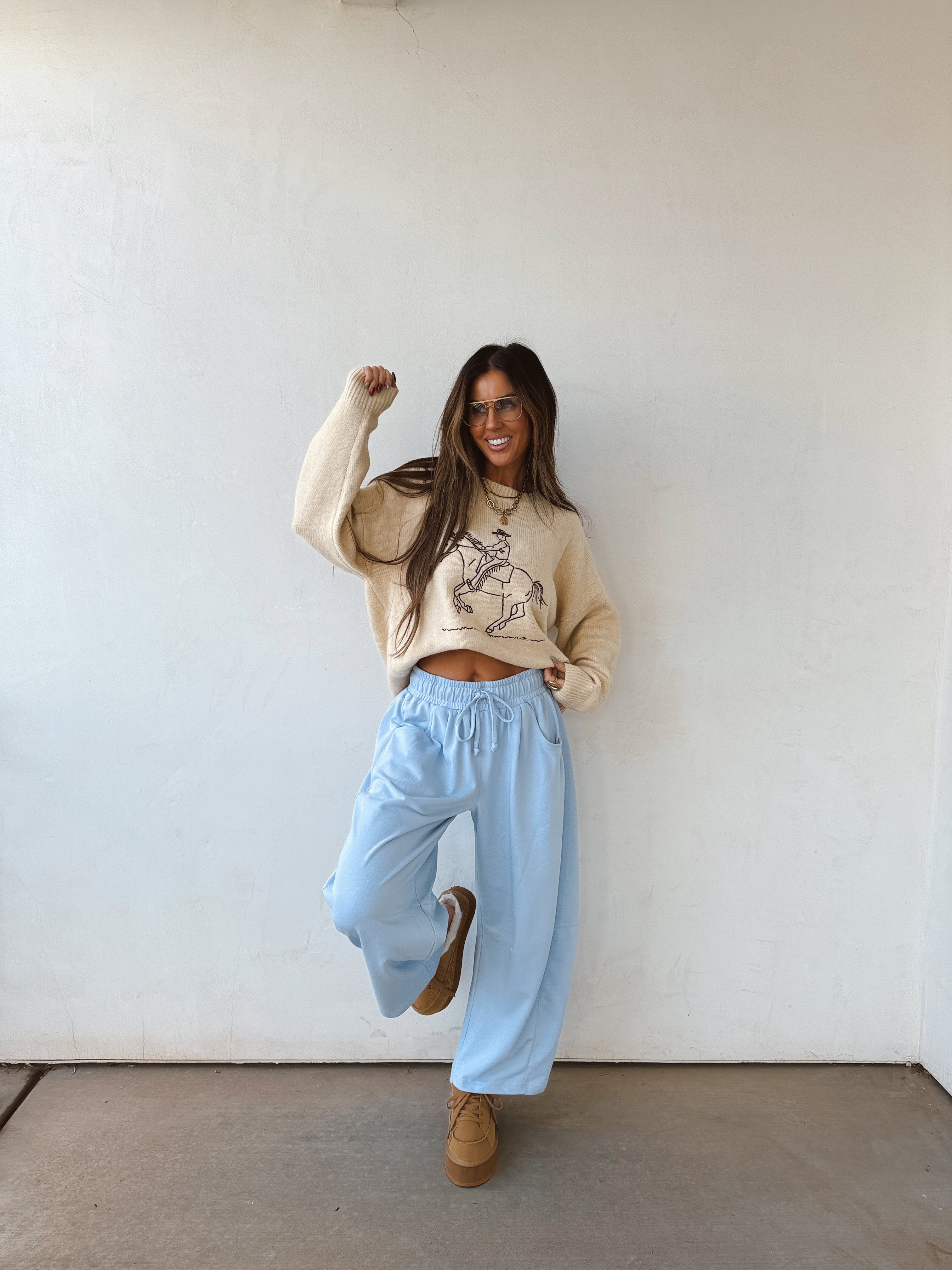 Chill Pill Barrel Sweats-NEW COLORS!!