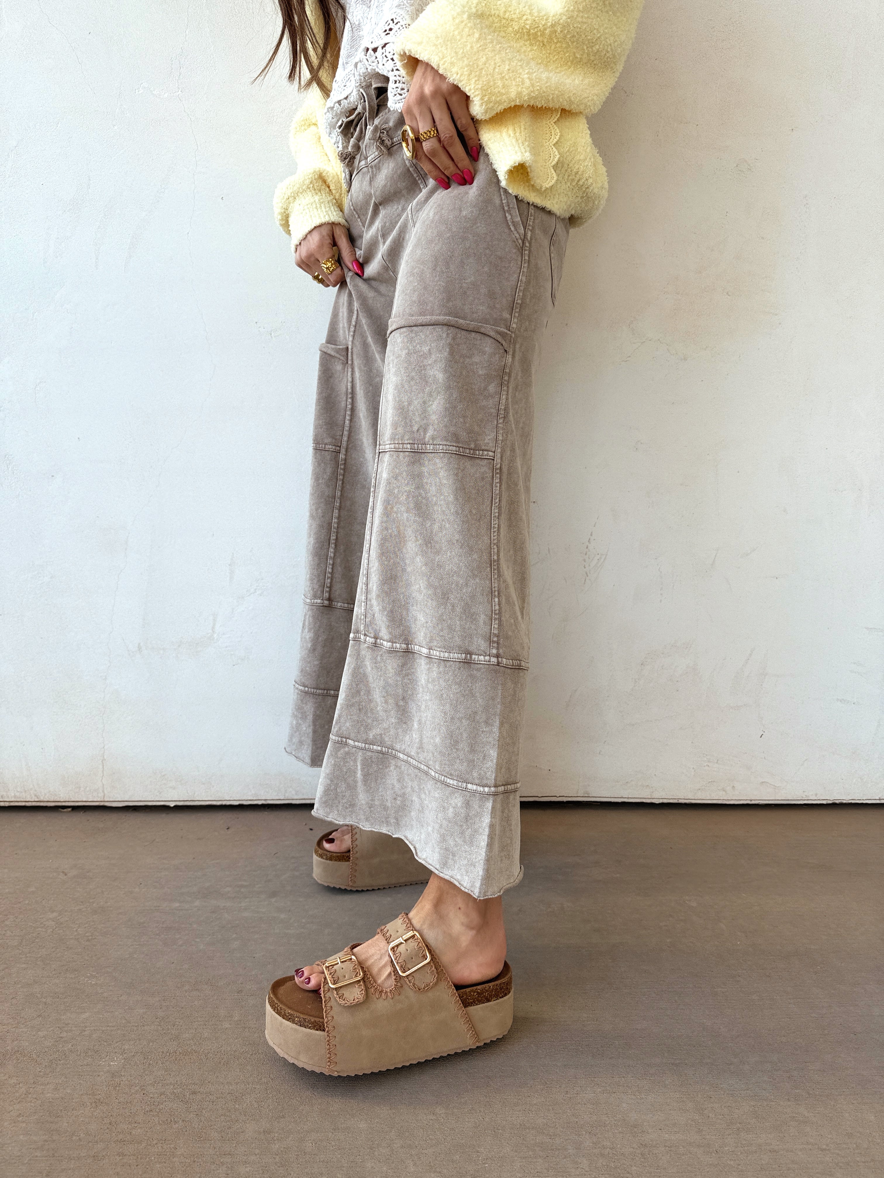 Mellow Mood Wide Leg Pants