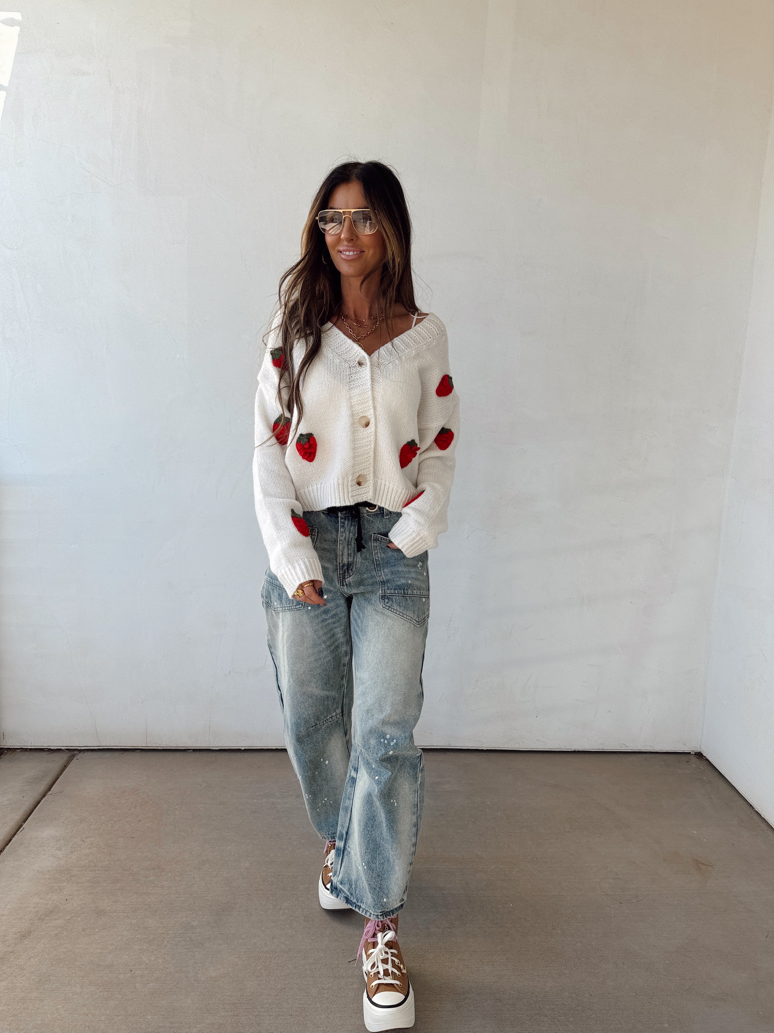 Strawberry Kisses Sweater