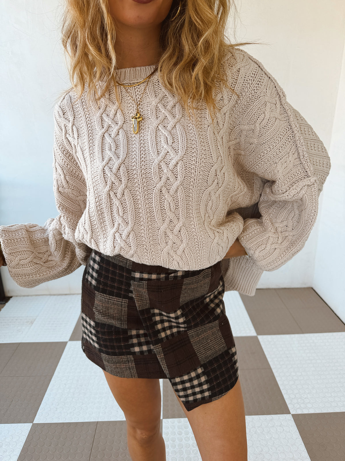 Plaid Behavior Skirt