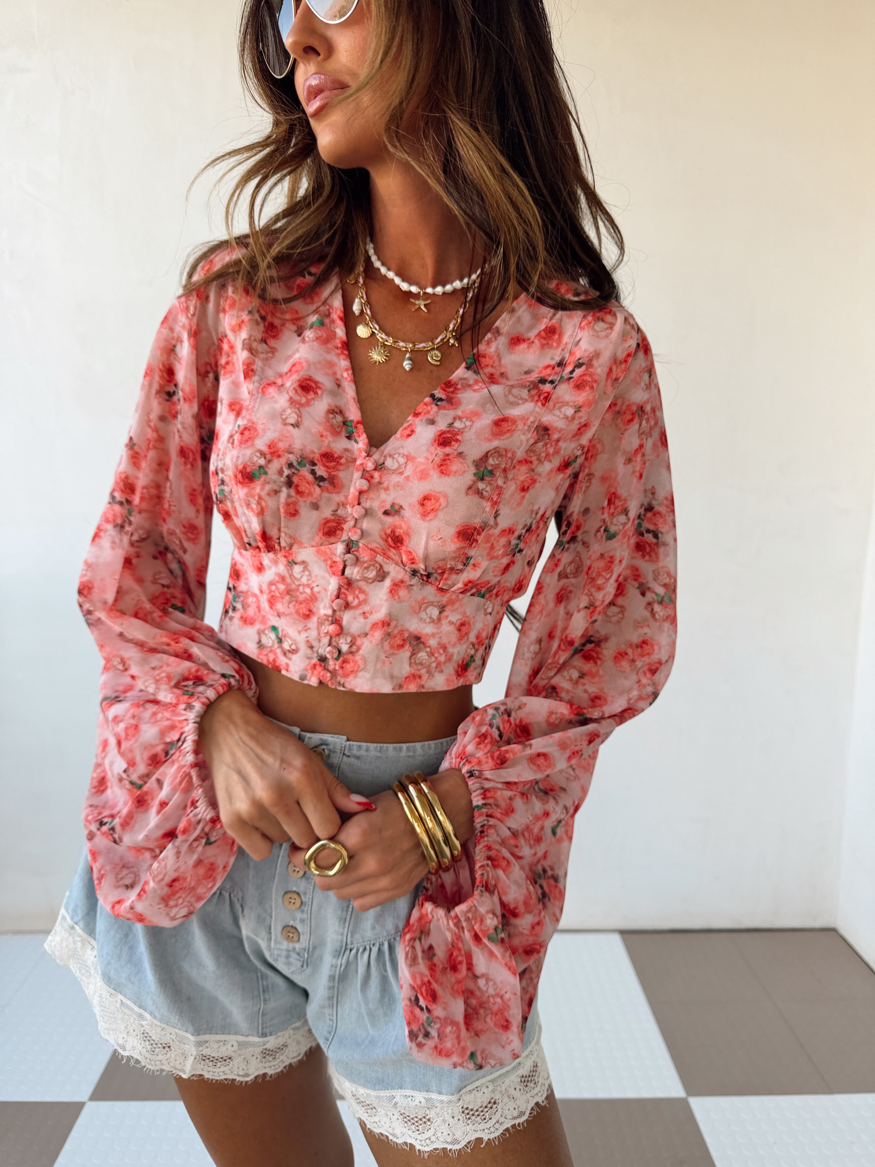 Maevry Flower Top