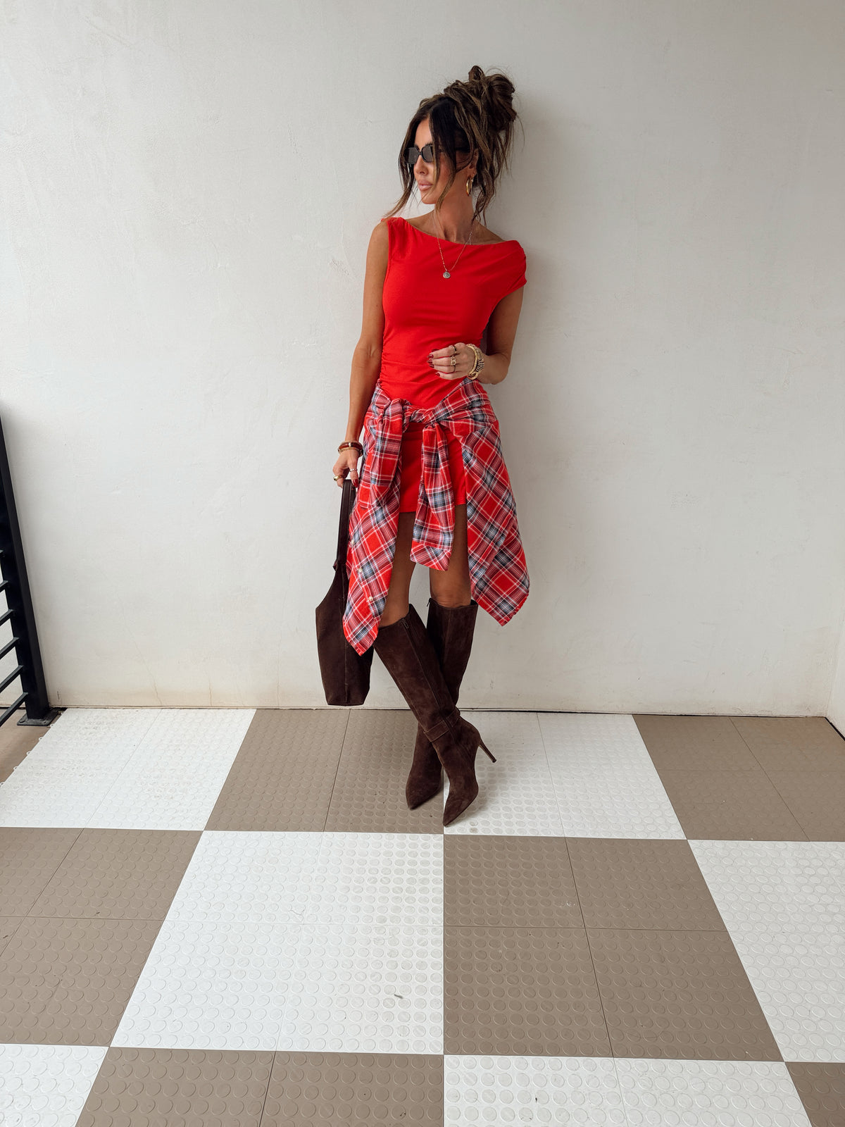 Rojo Shift Dress