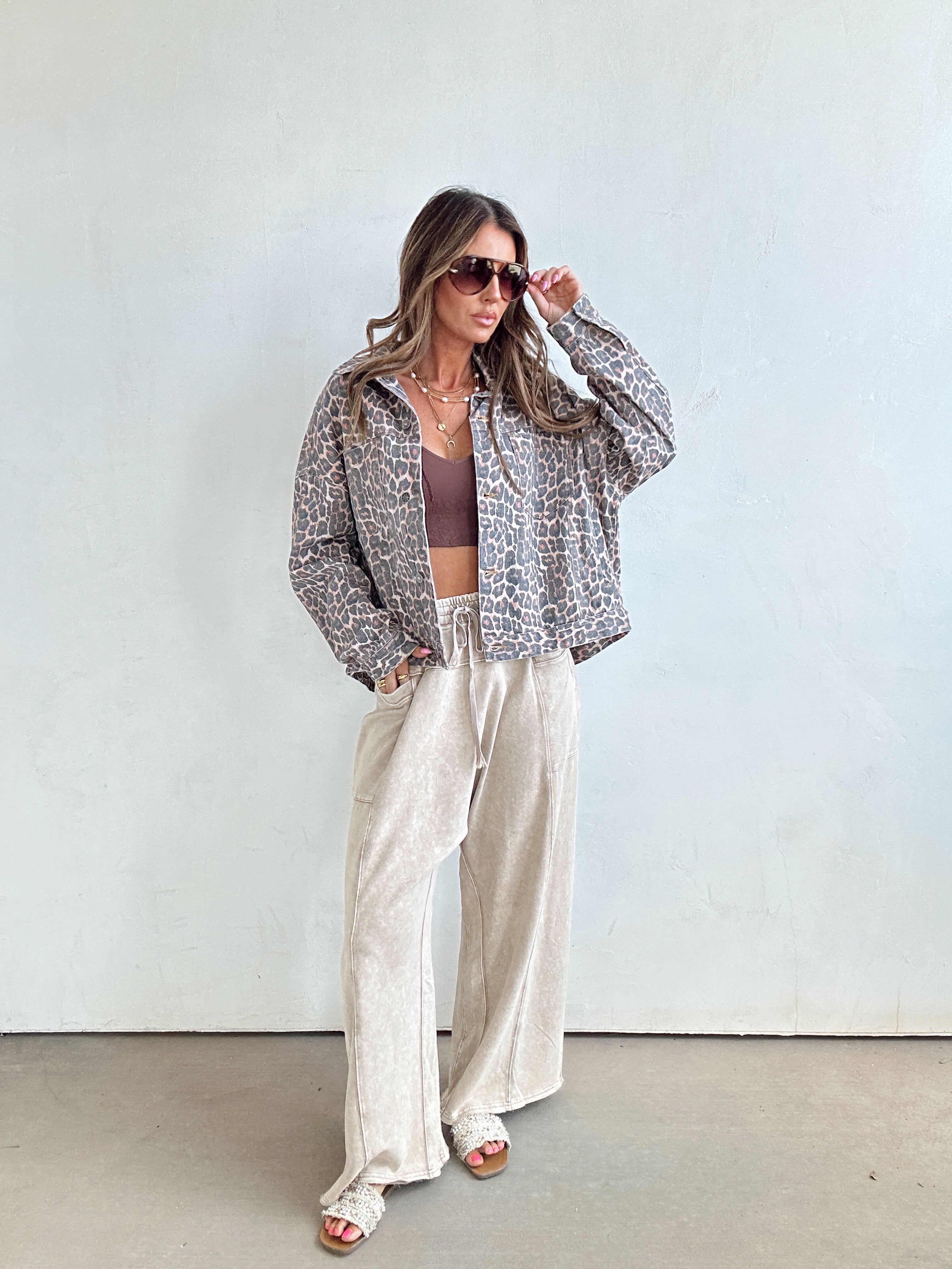 Cold Plunge Harem Pants//Mocha