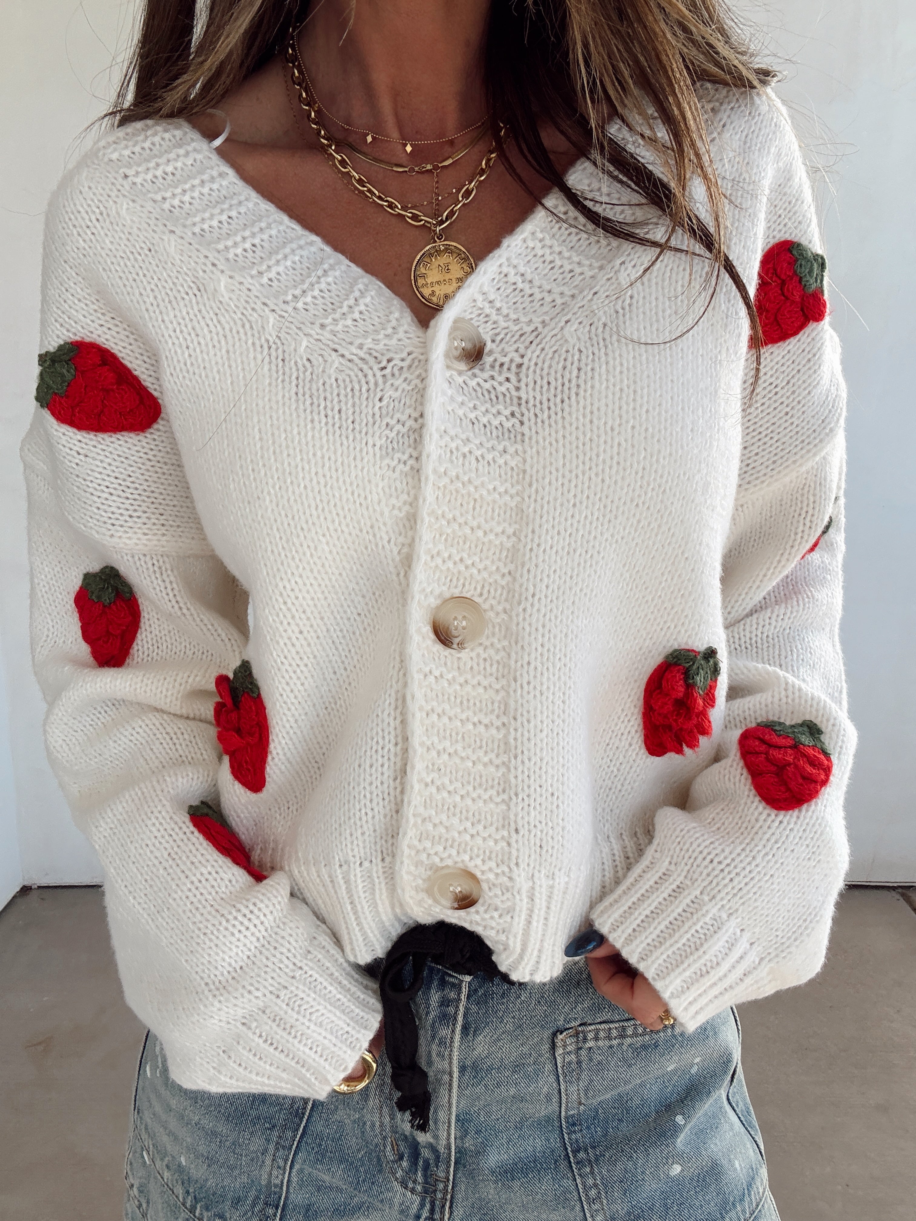 Strawberry Kisses Sweater