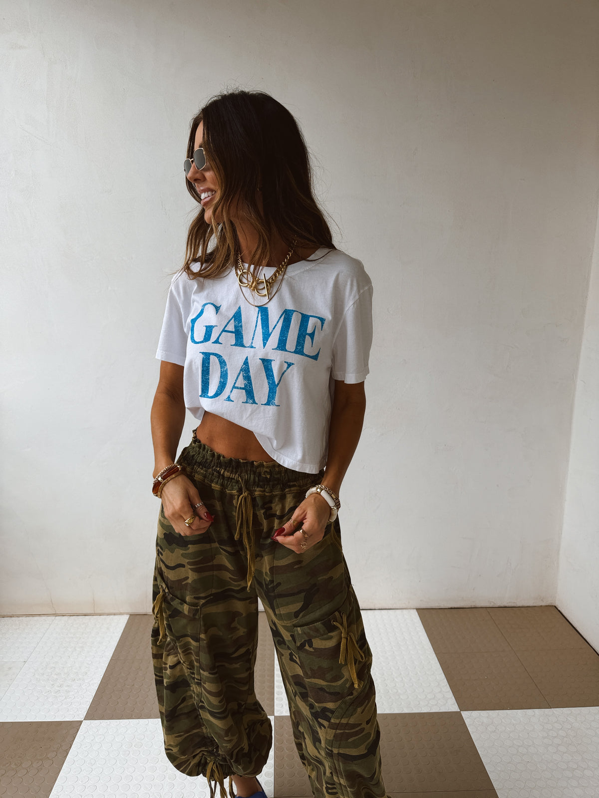 Game Day cropped Tee