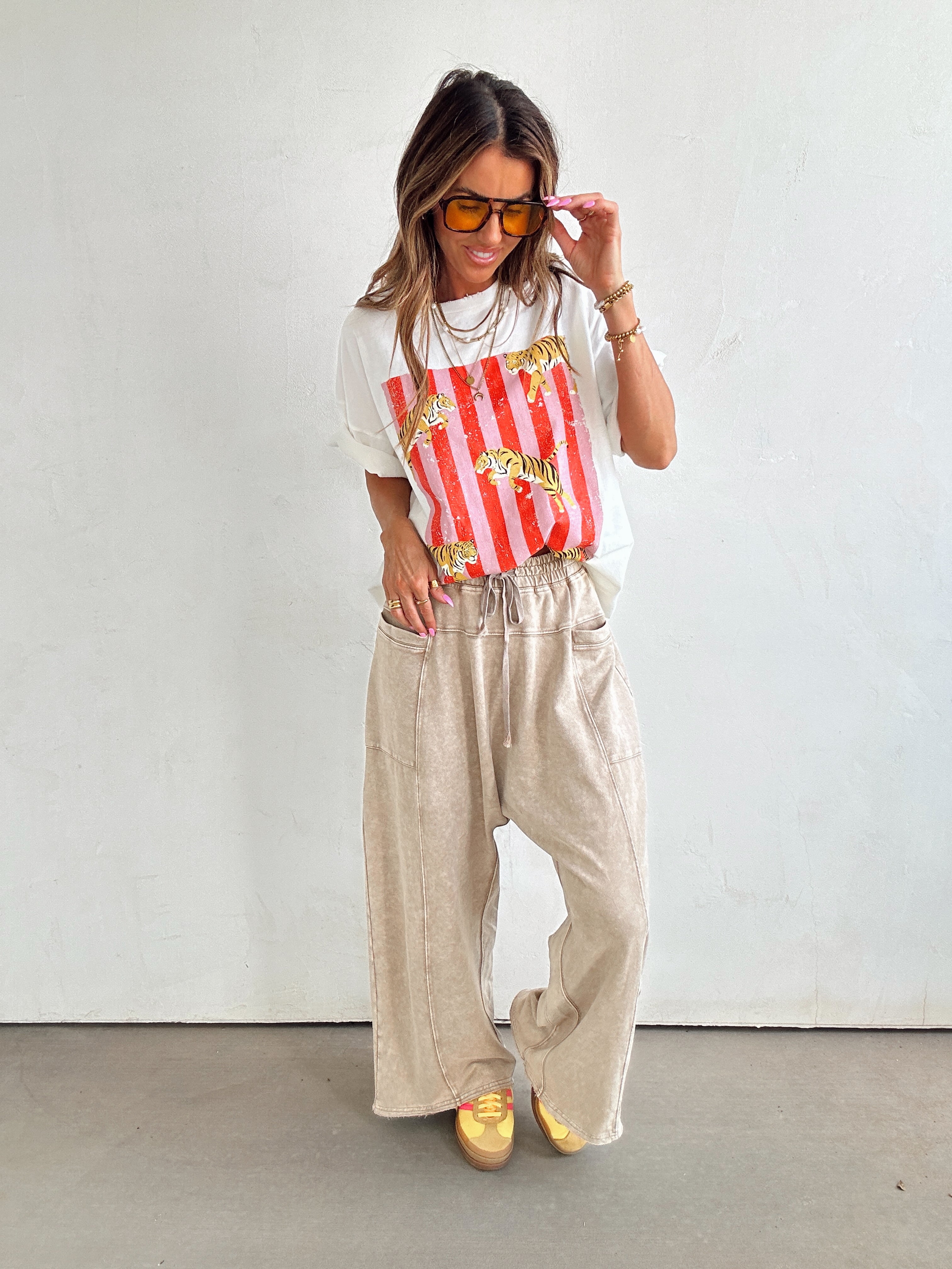 Cold Plunge Harem Pants//Mocha