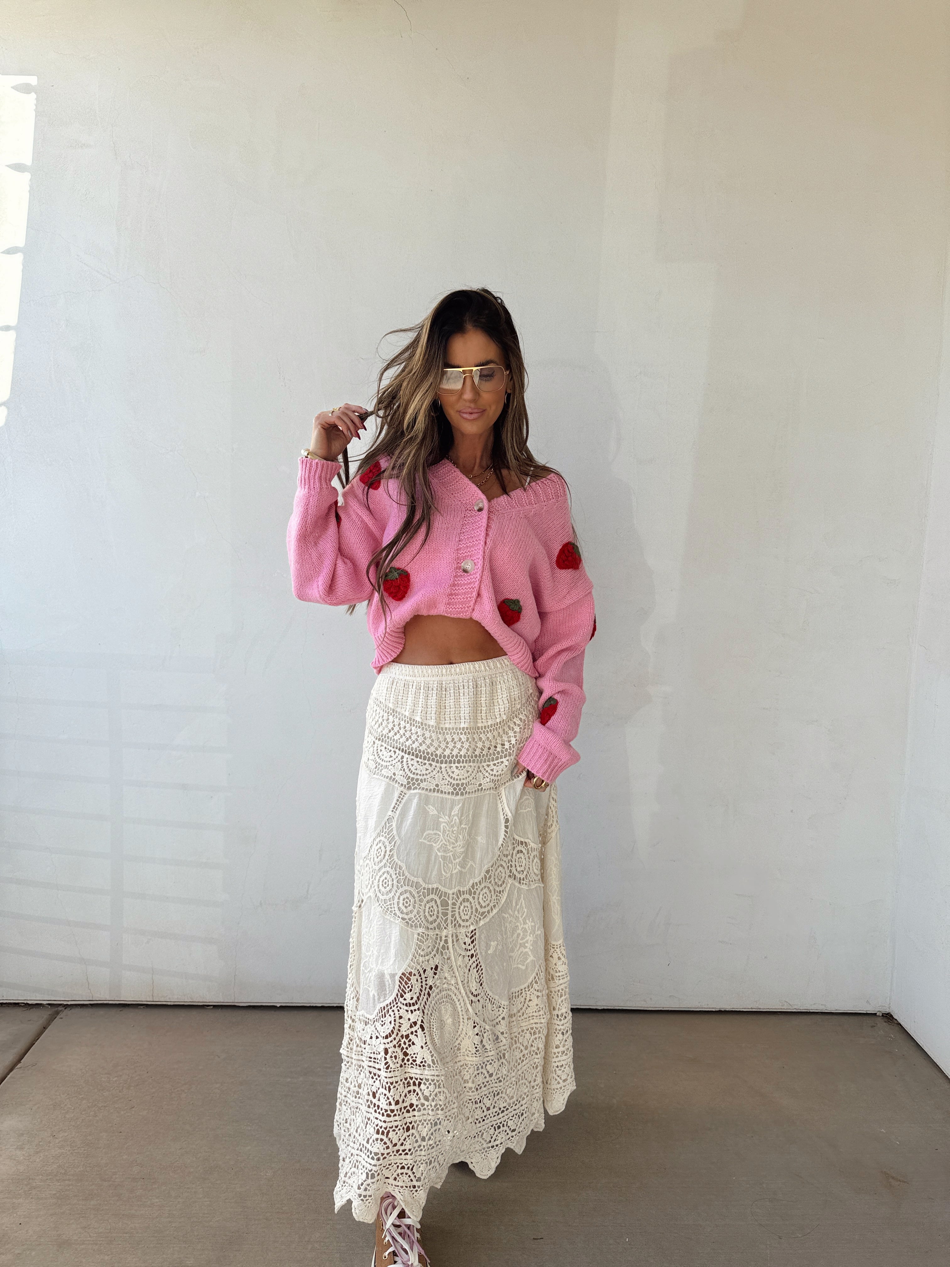 Strawberry Kisses Sweater