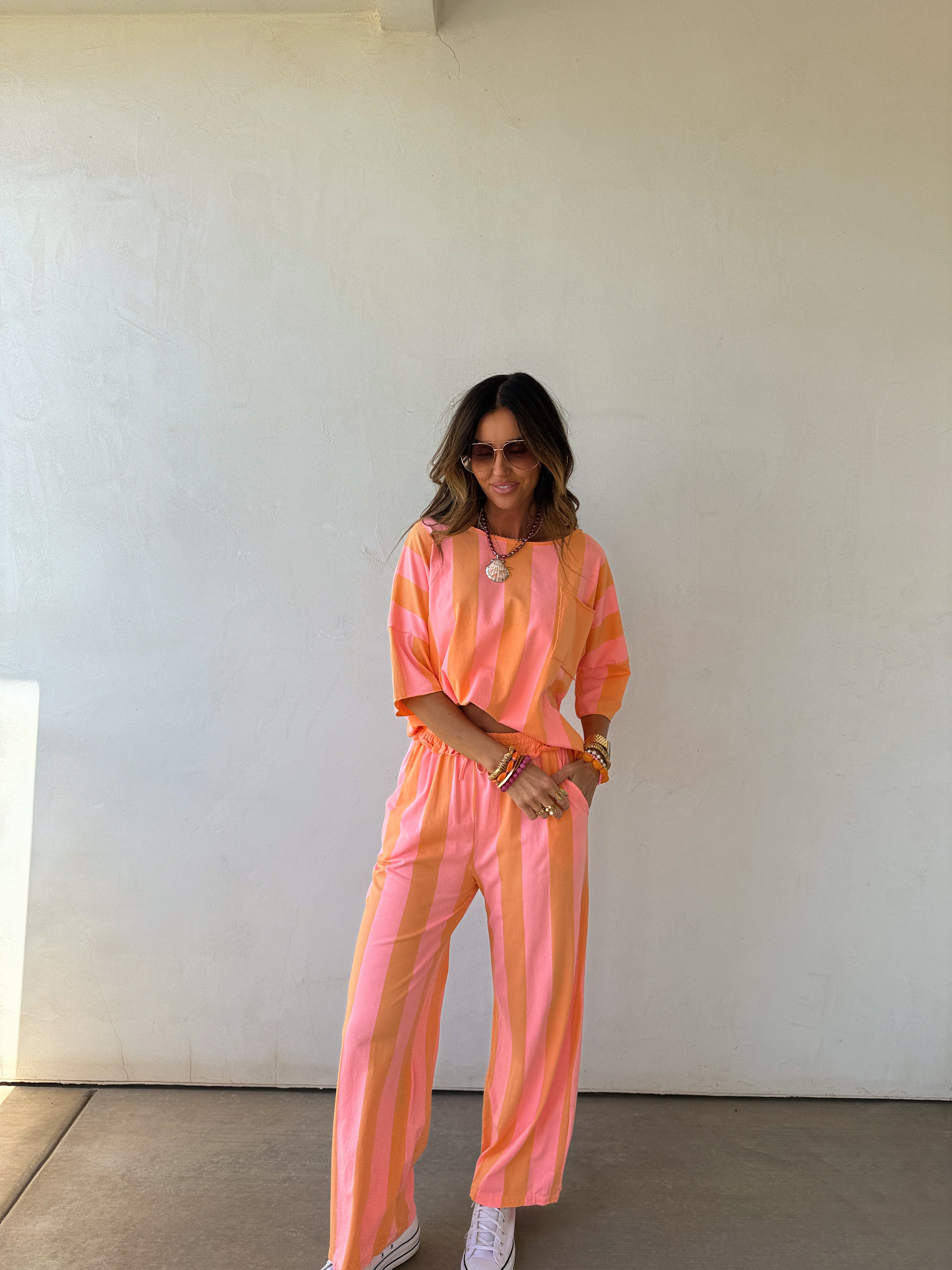 YOLO Striped Set