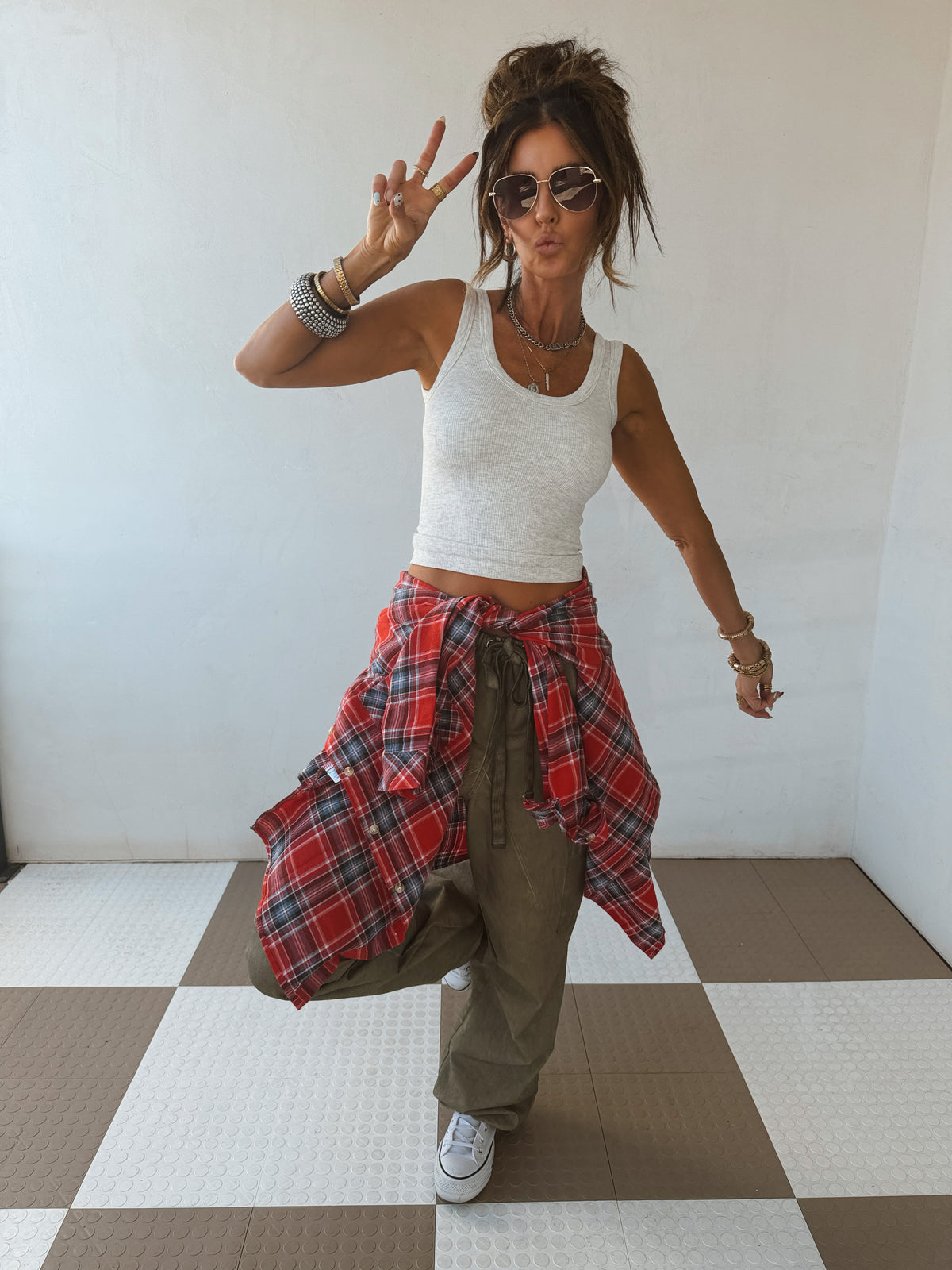 Orchard Flannel Top