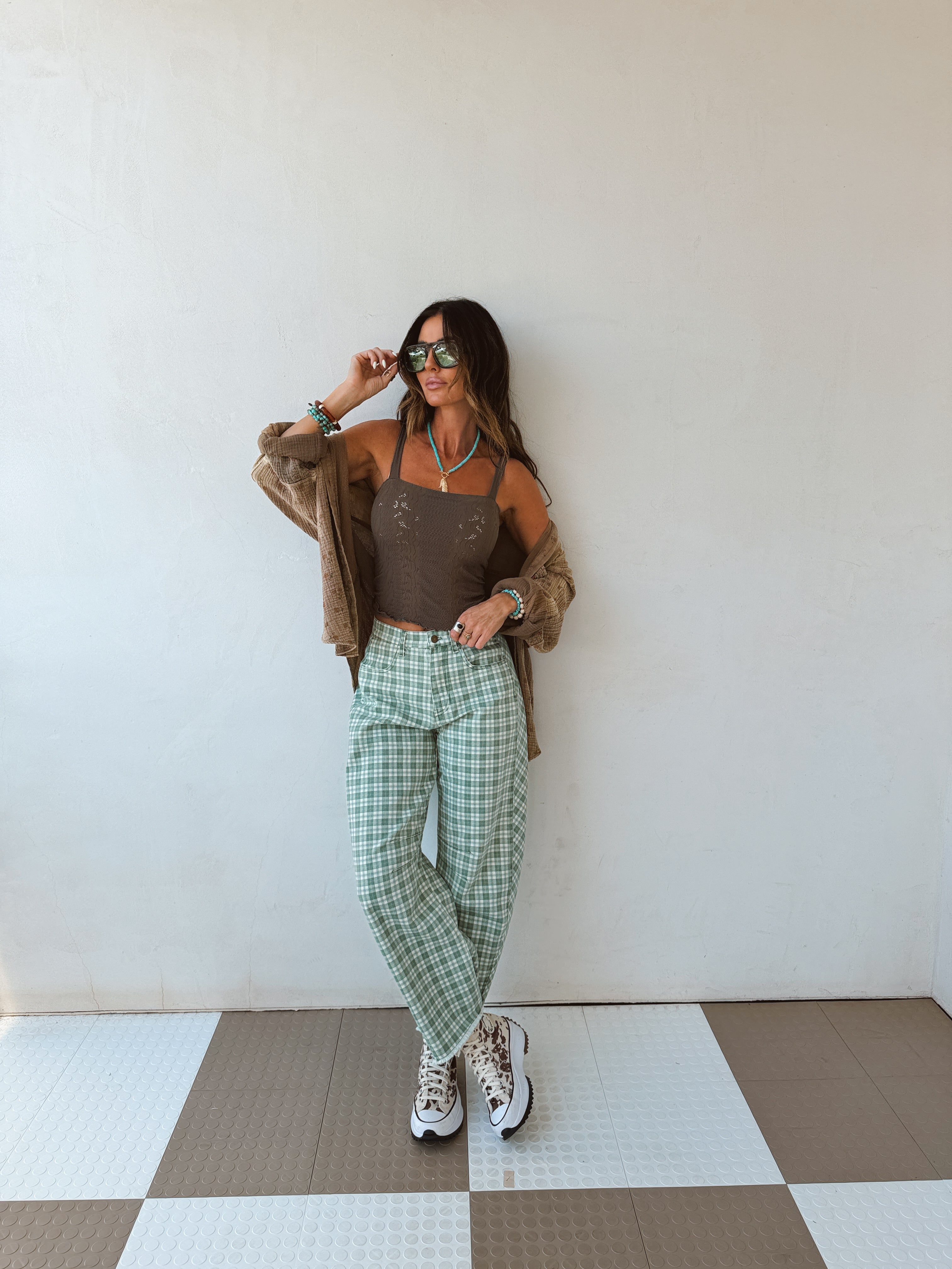 Gilmore Gingham Jeans