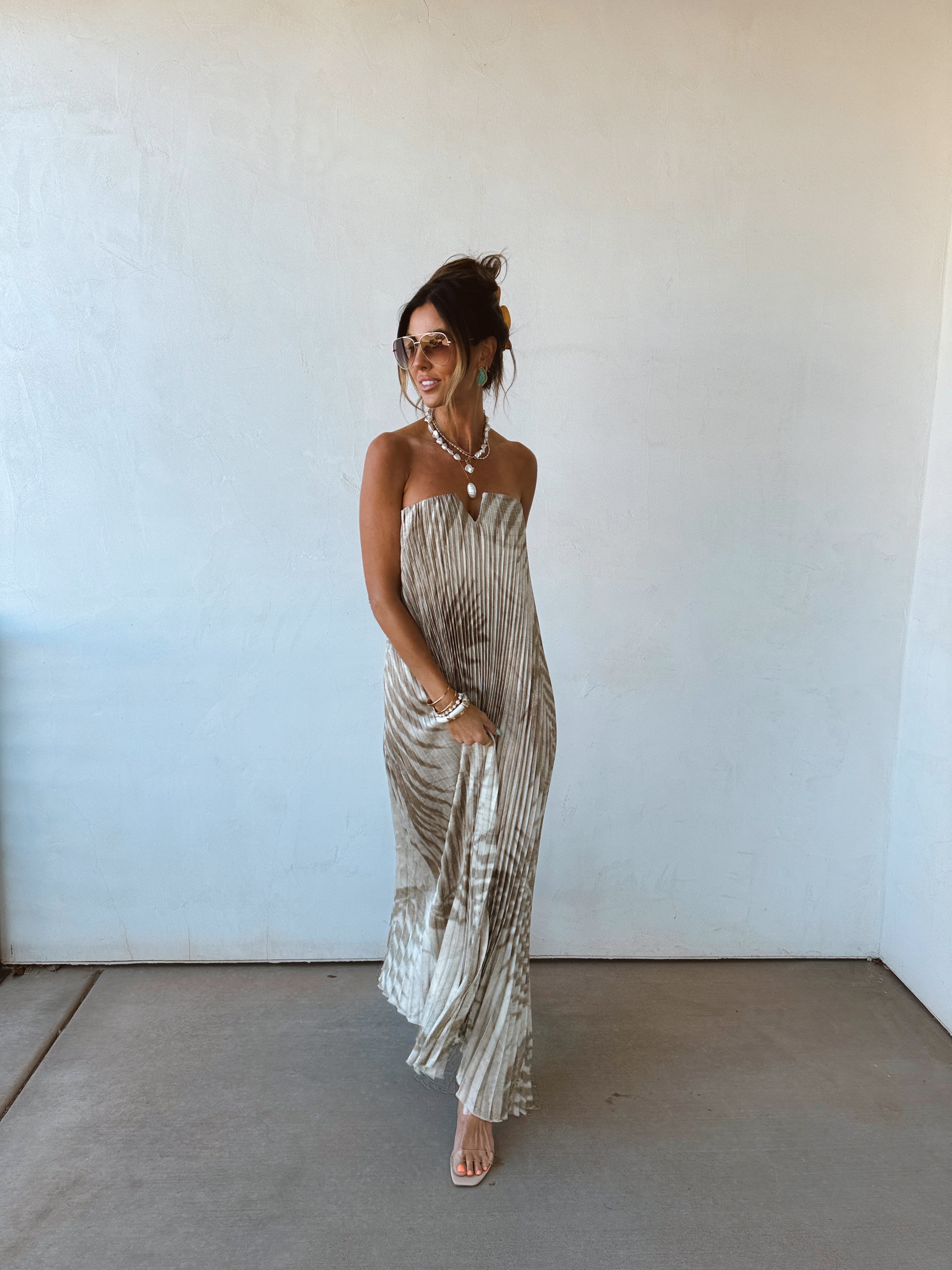 Sandstone Palm Dress