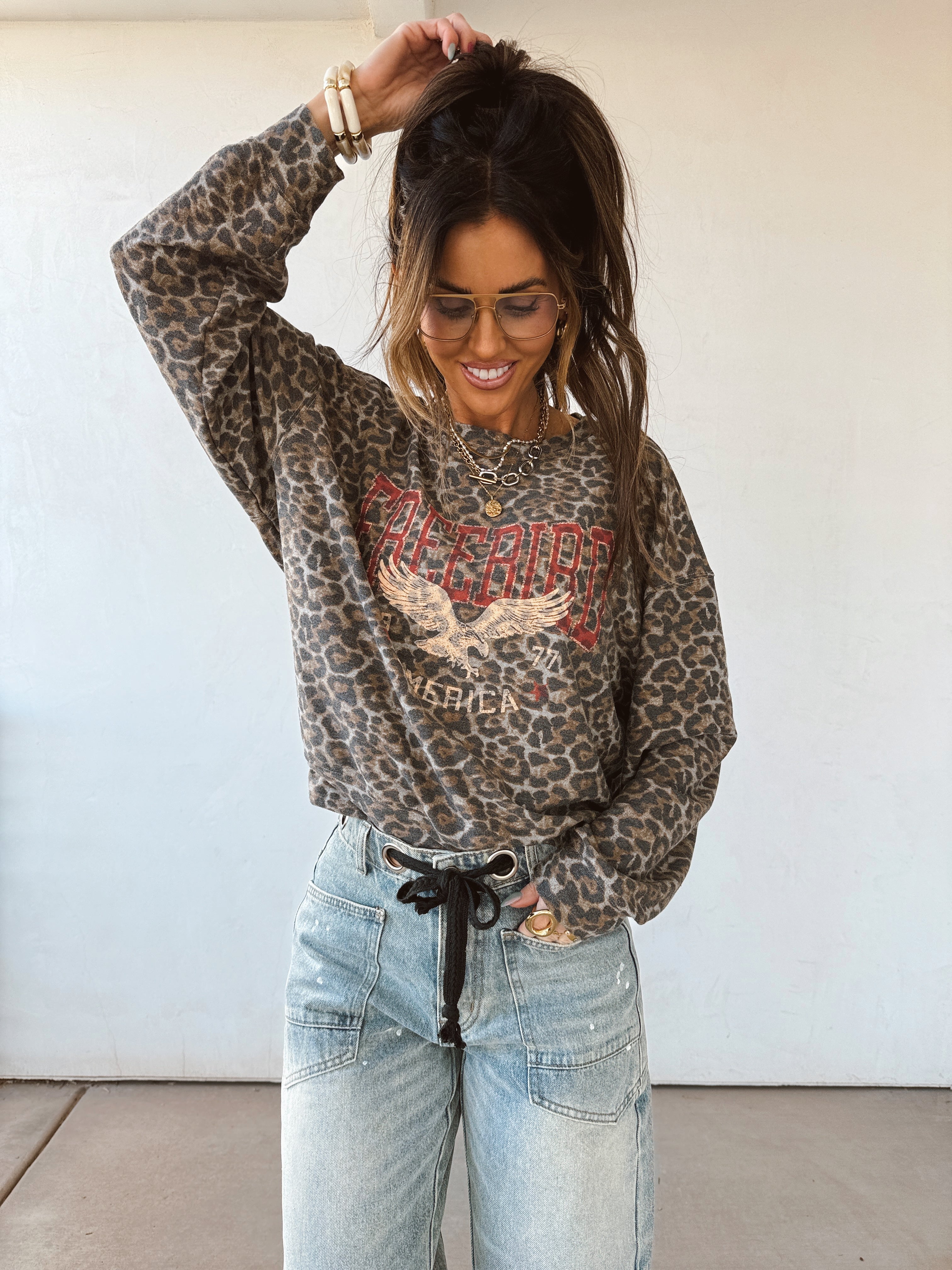 Free Bird Leopard Graphic