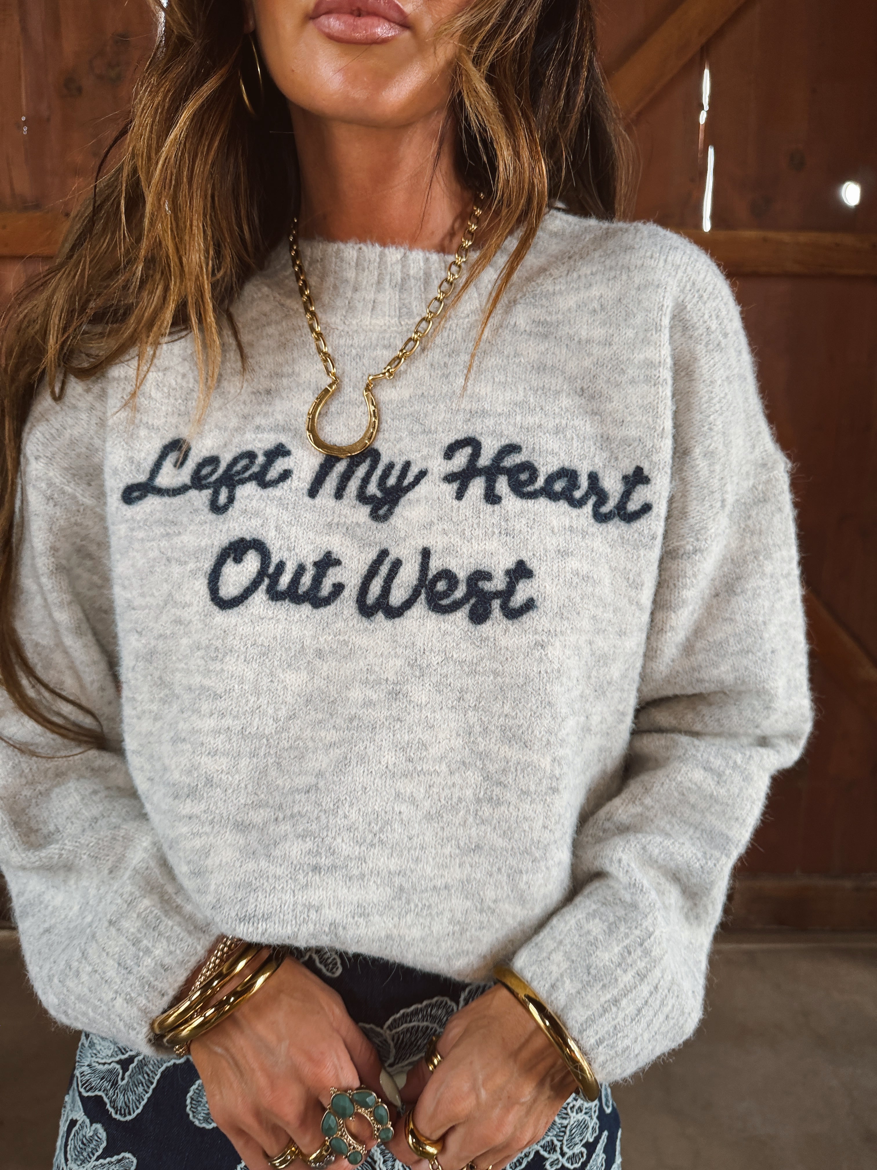 Left My Heart Sweater