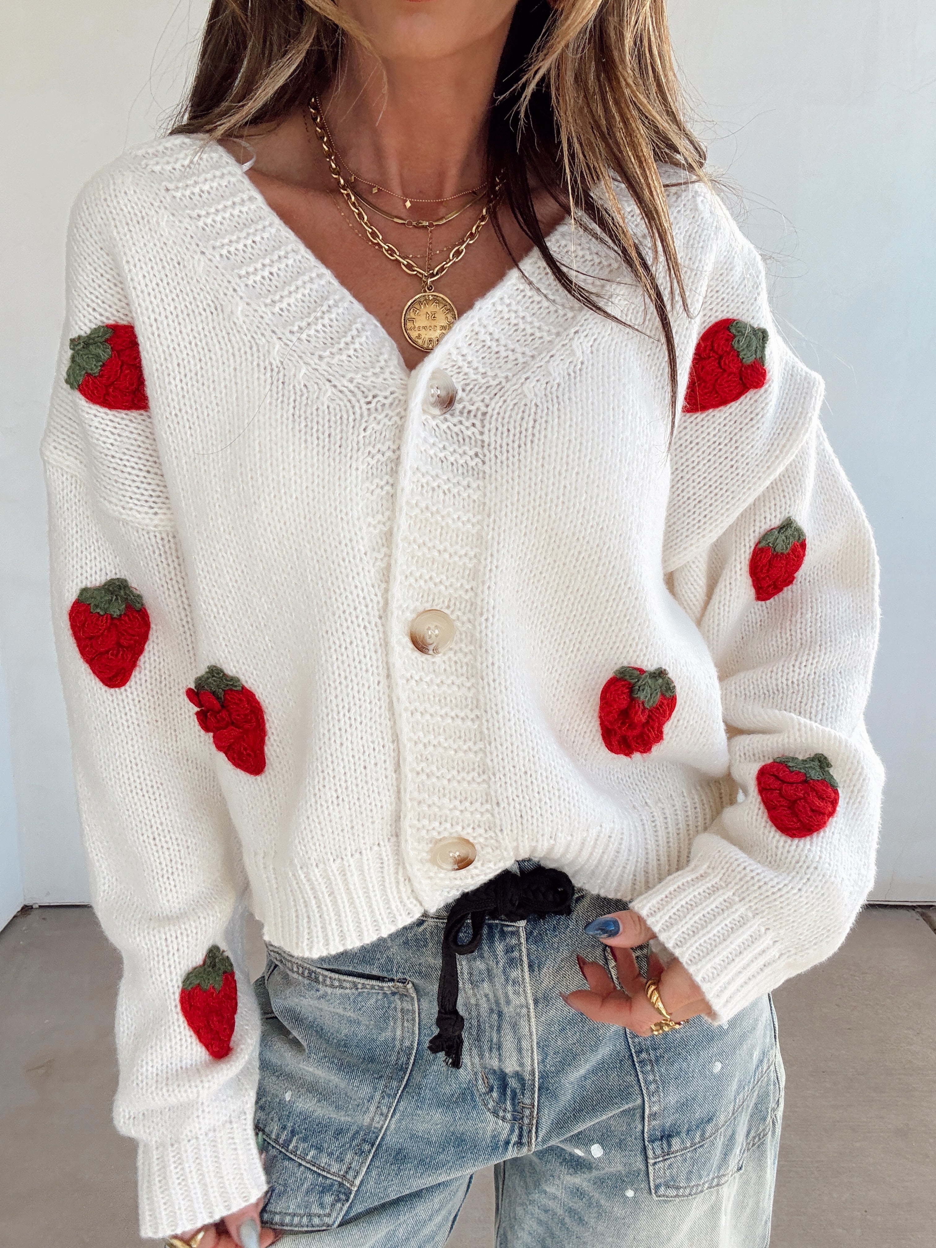 Strawberry Kisses Sweater