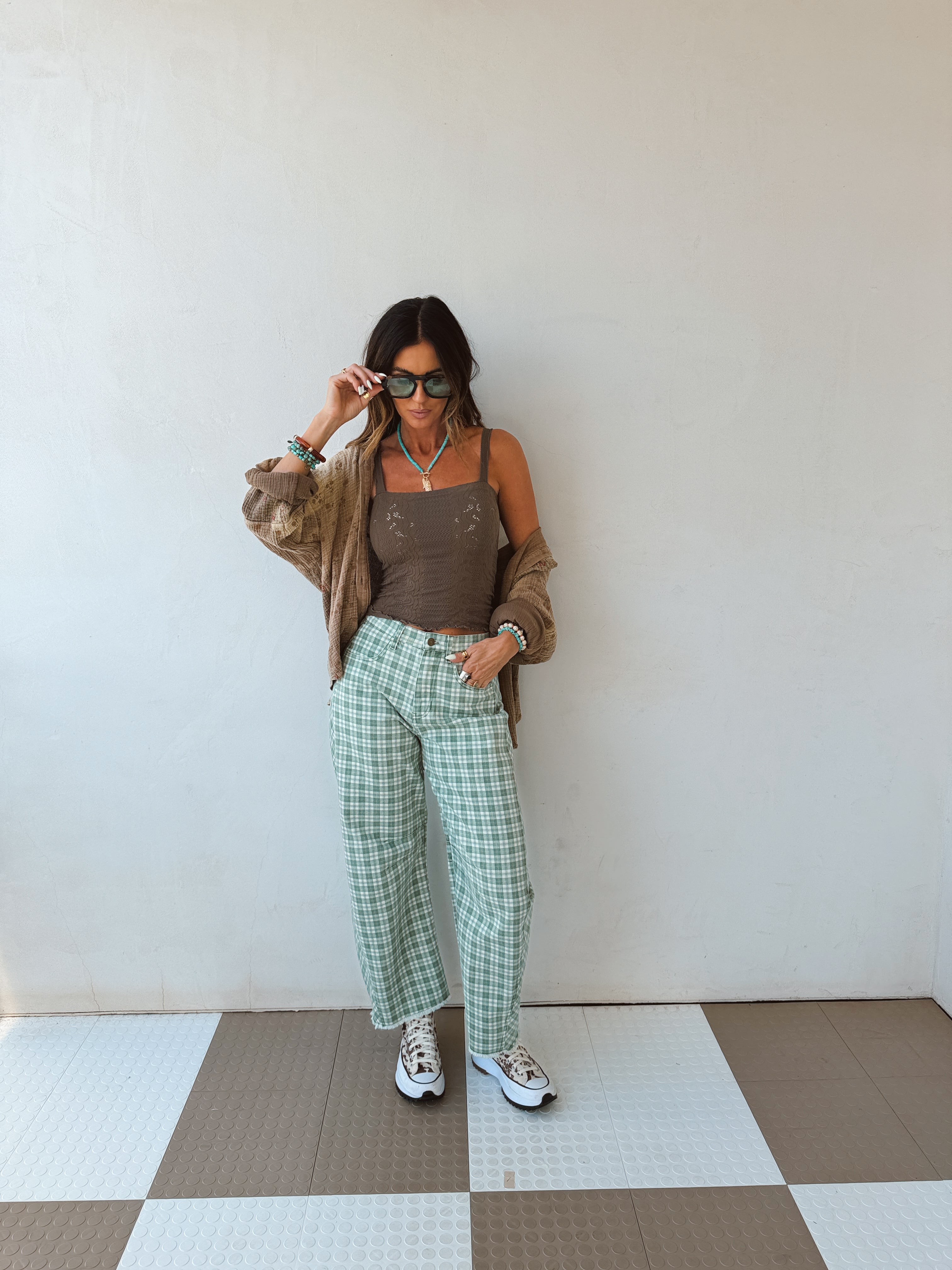 Gilmore Gingham Jeans