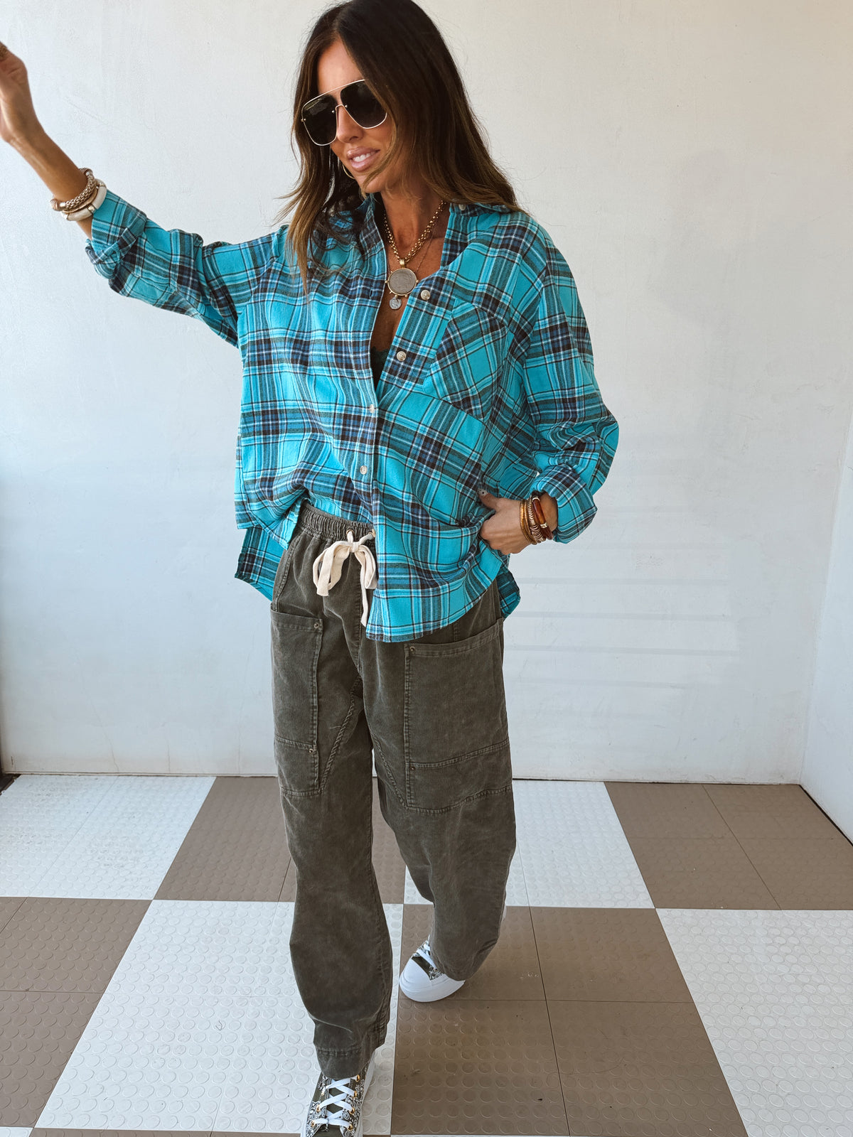 Orchard Flannel Top