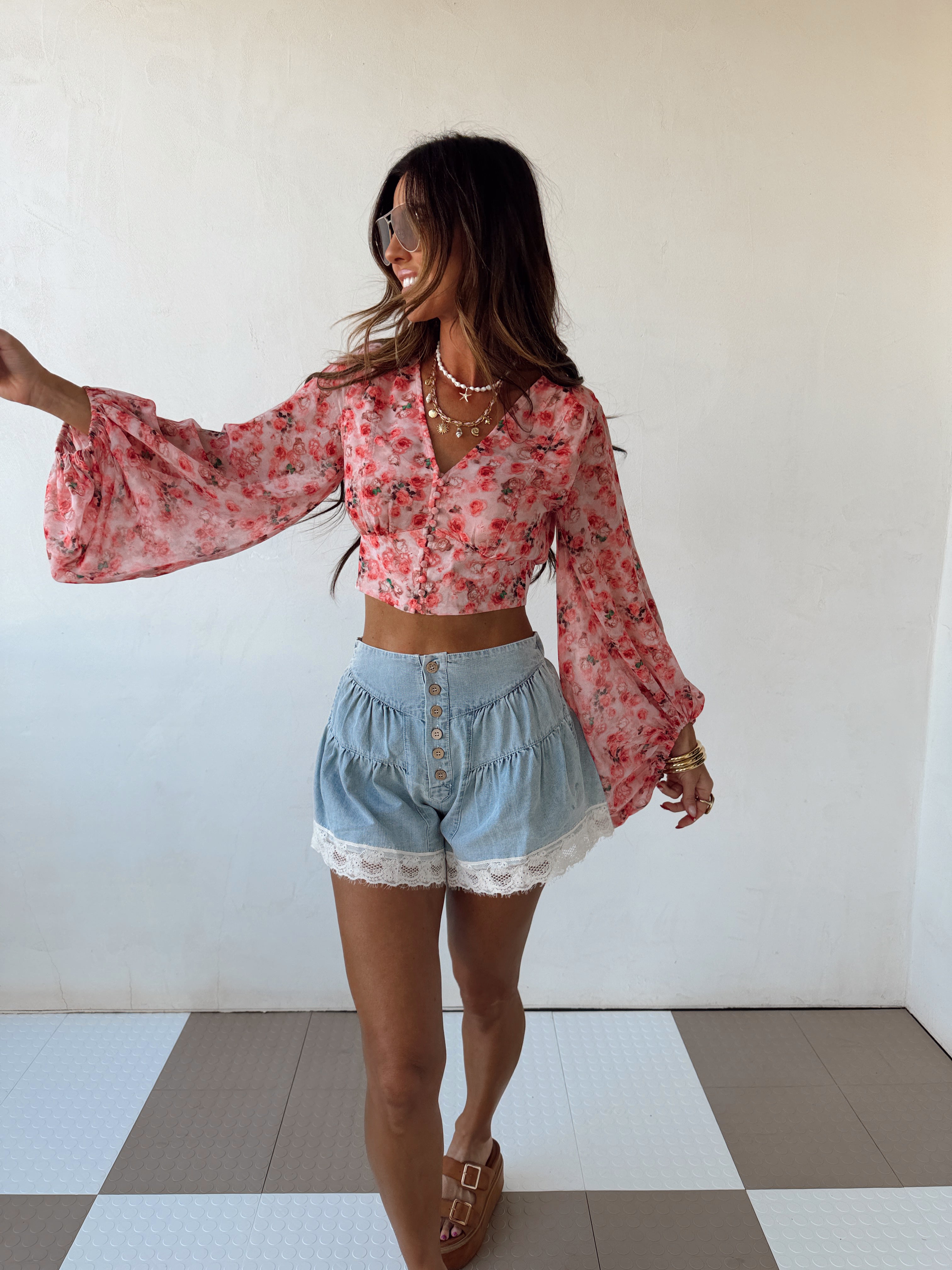 Maevry Flower Top