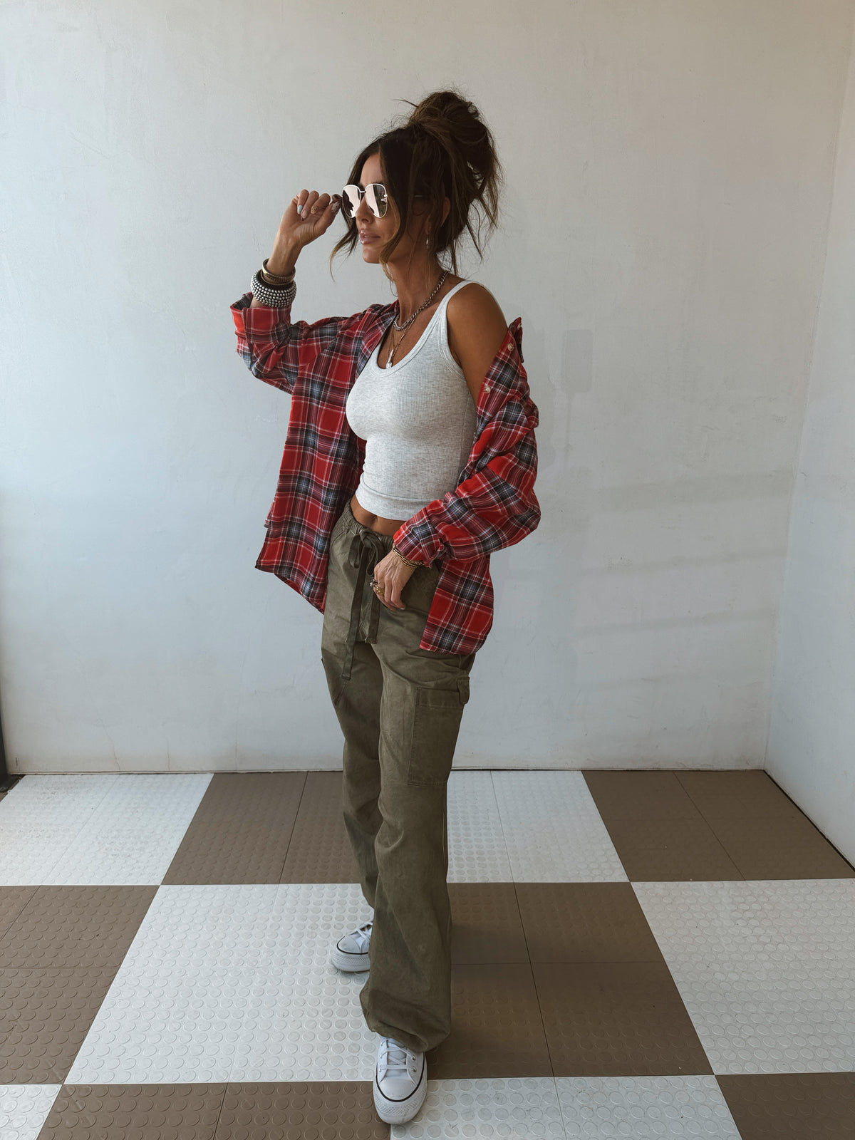 Orchard Flannel Top