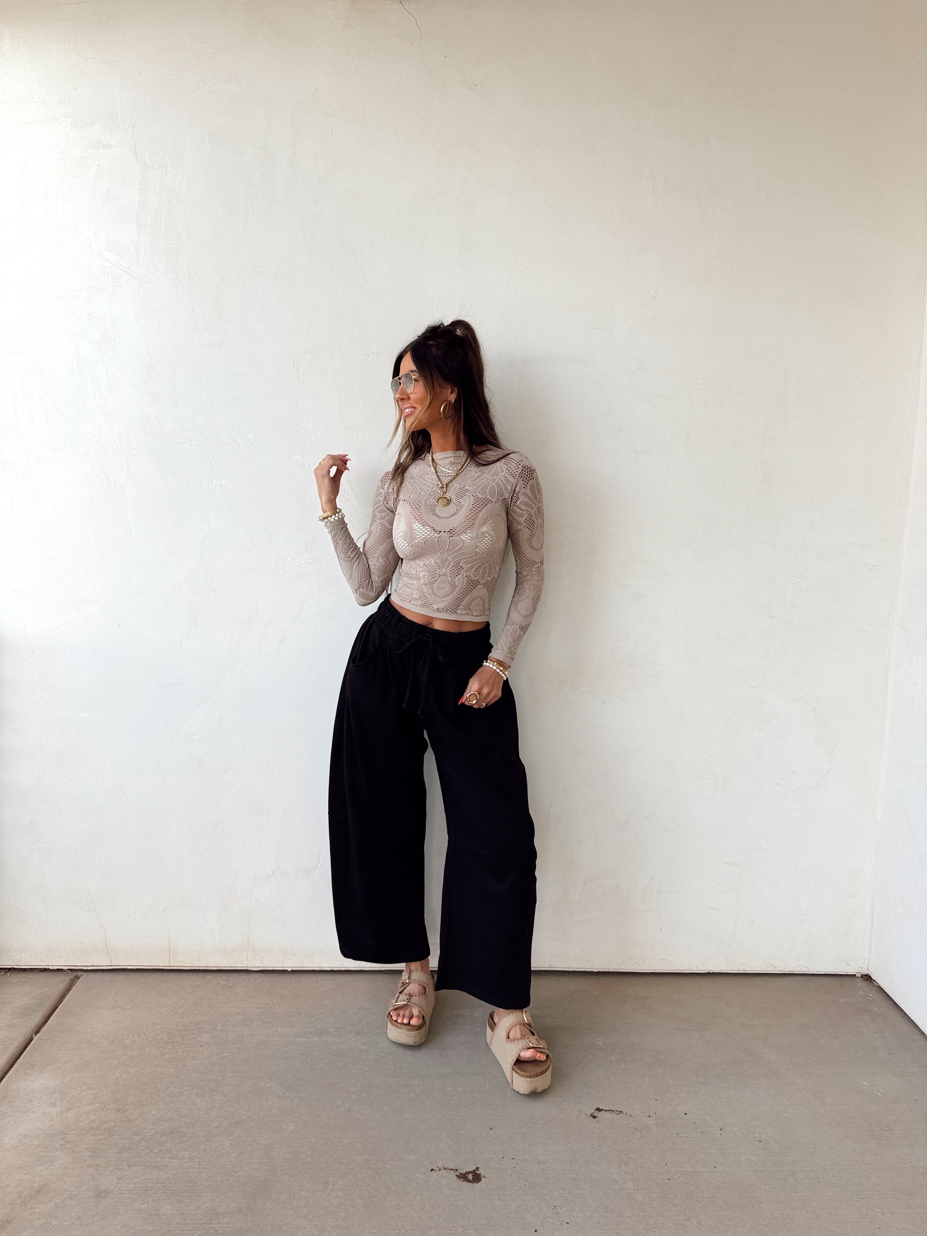 Marlow Lace Knit Top