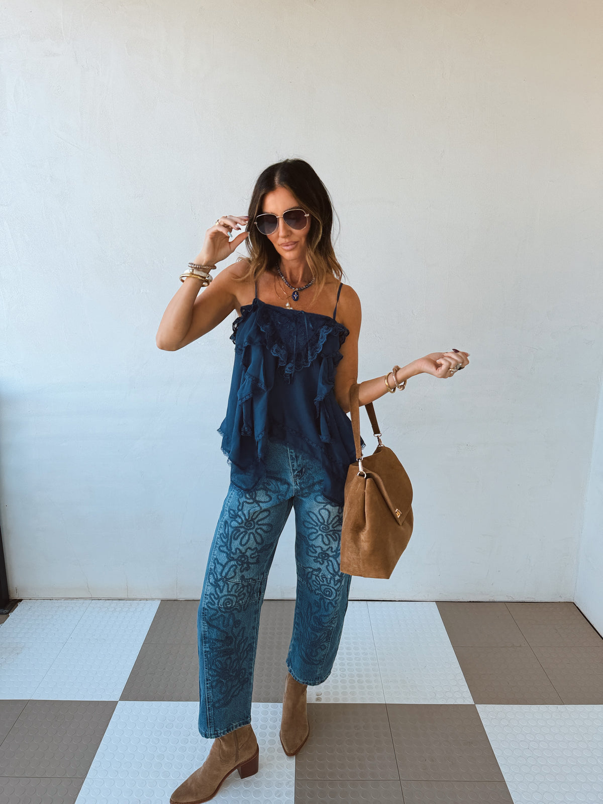 Flounce Top