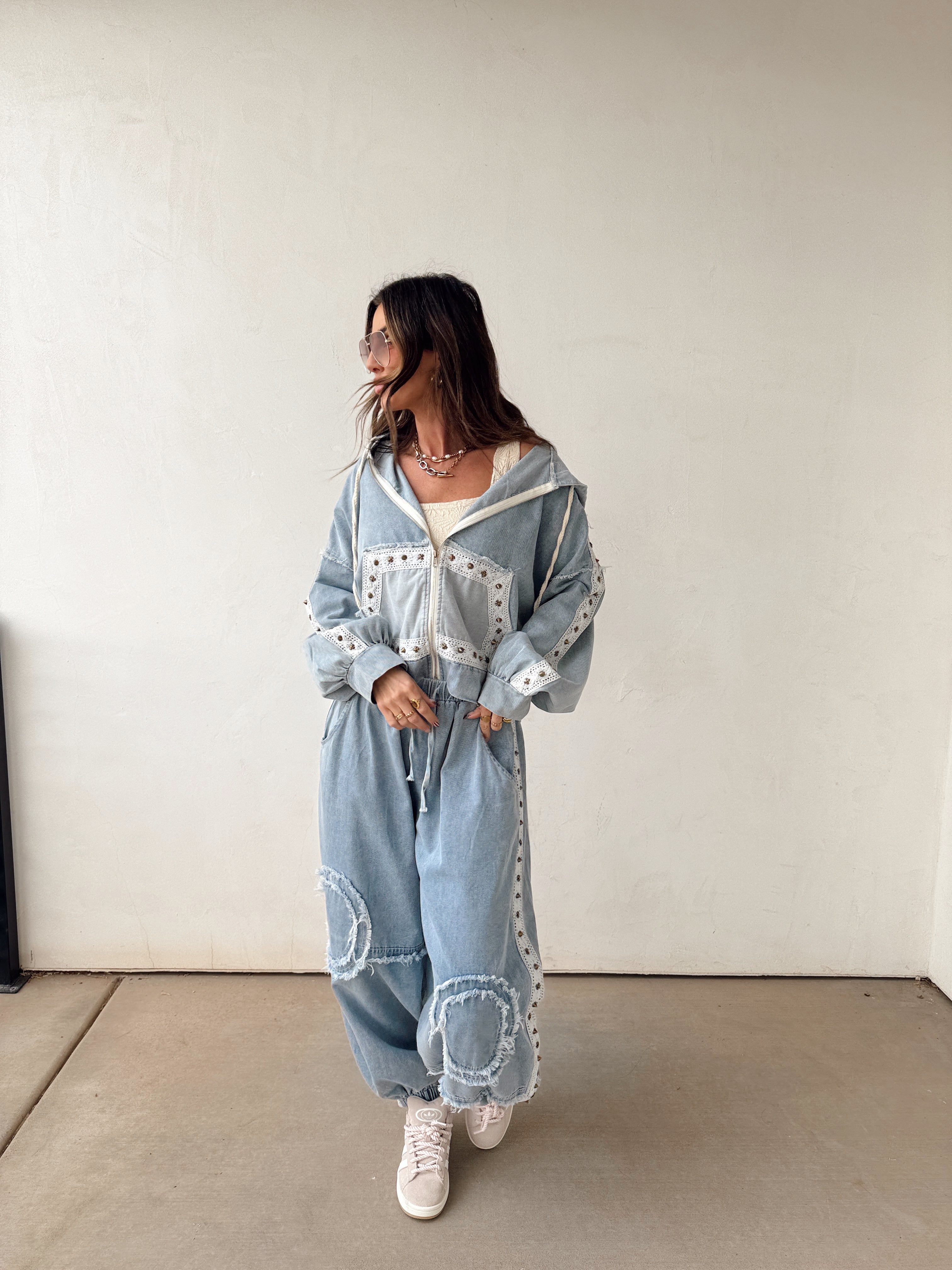 Hattie Studded Joggers