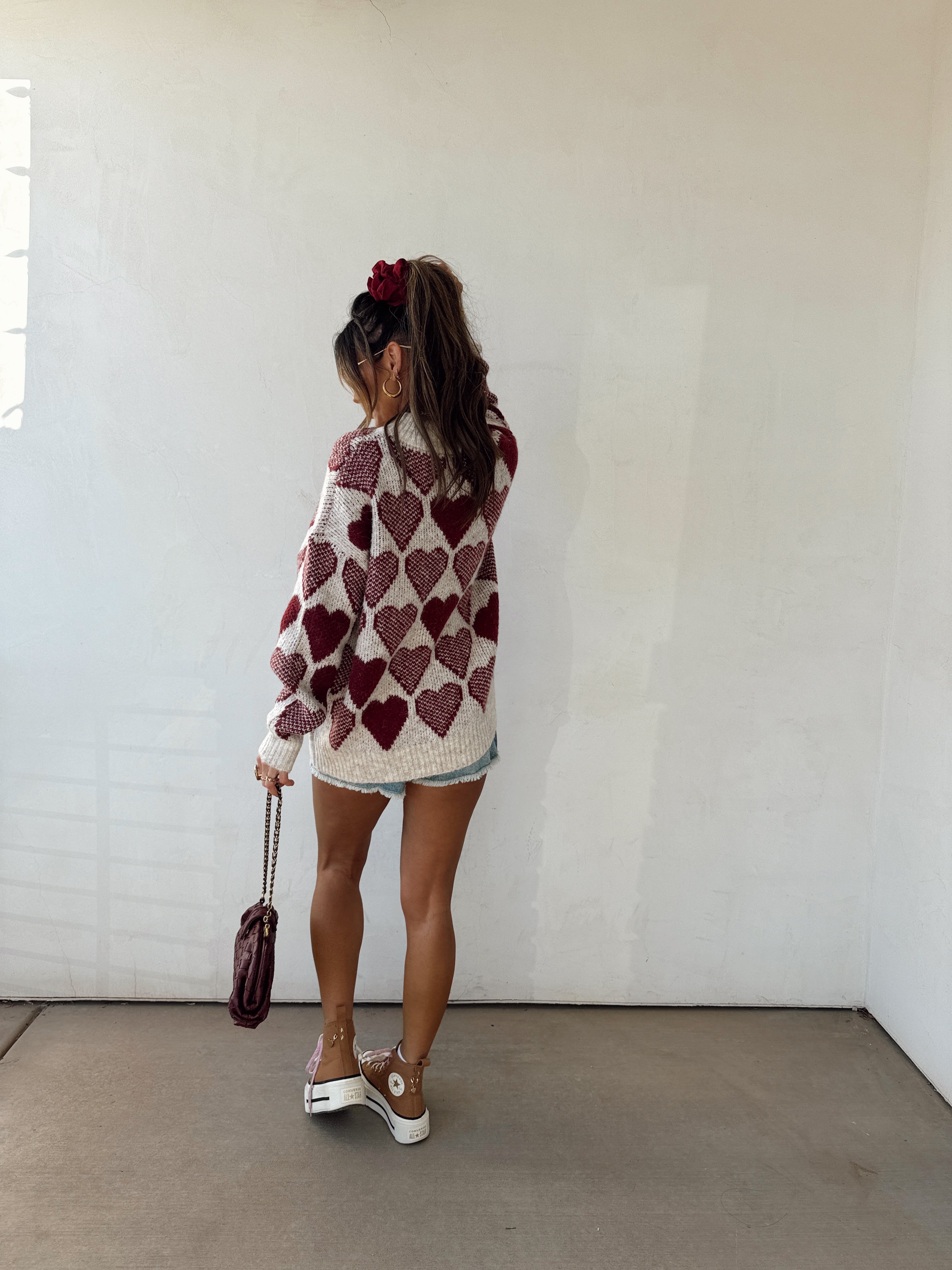 Vintage Hearts Sweater