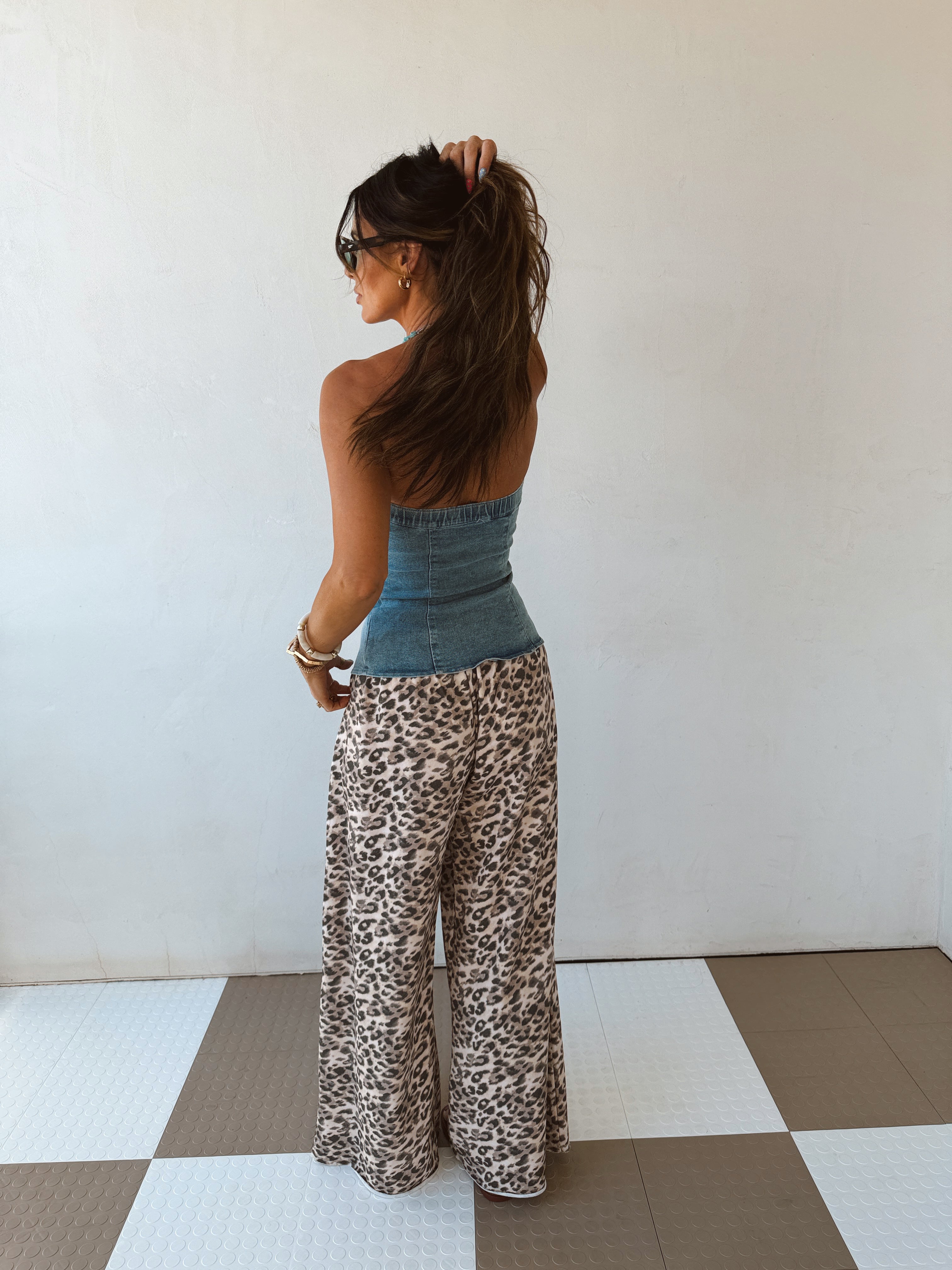 Verano Denim Tube Top