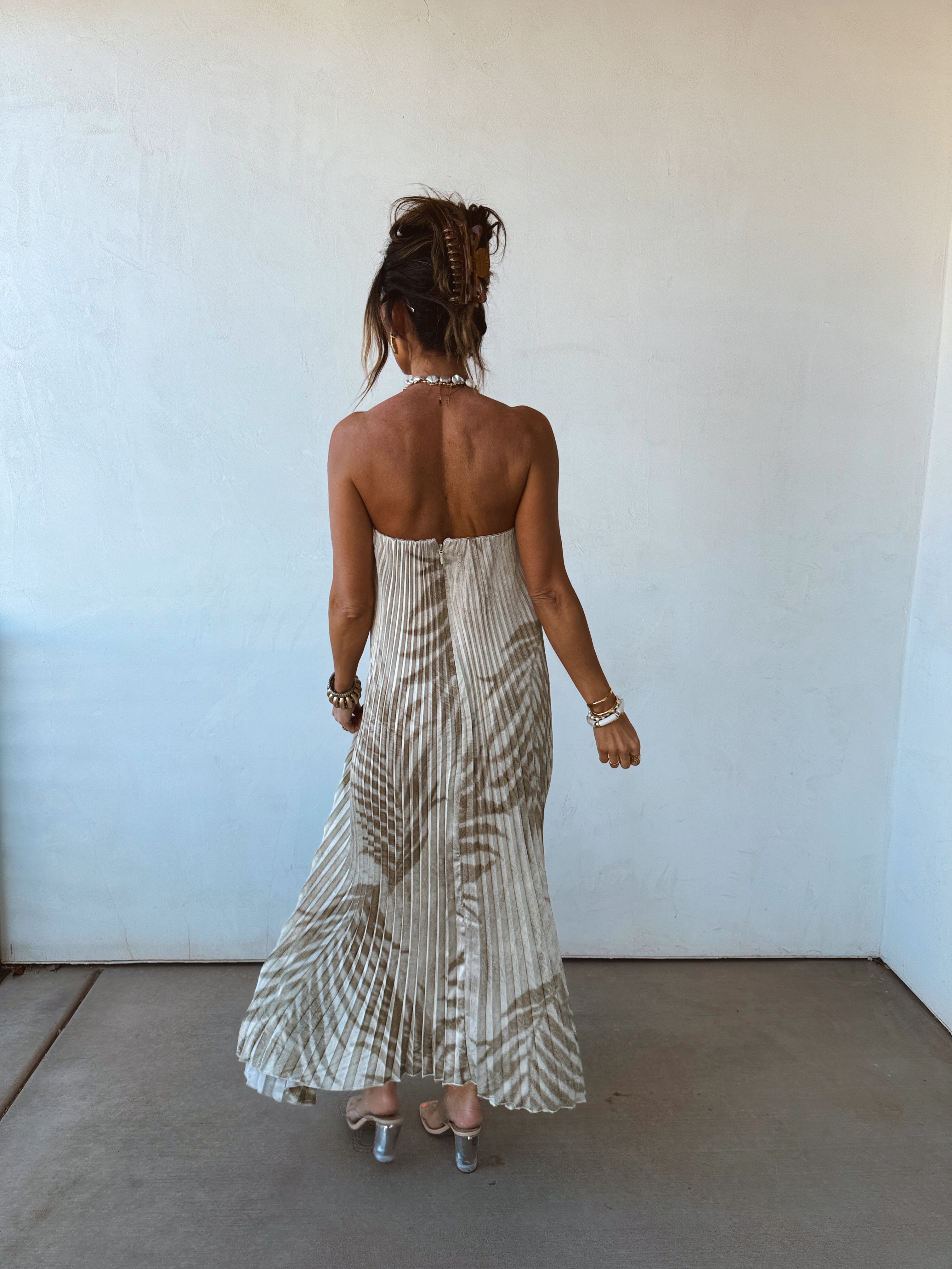 Sandstone Palm Dress
