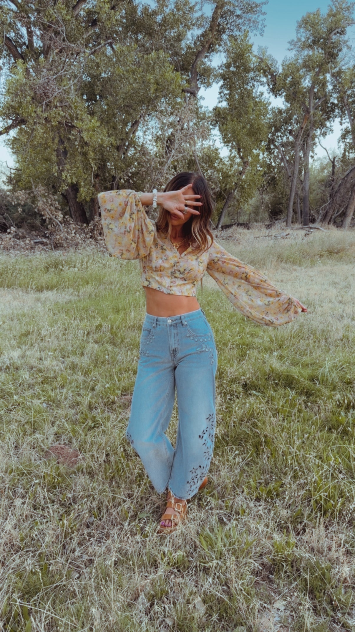 Maevry Flower Top