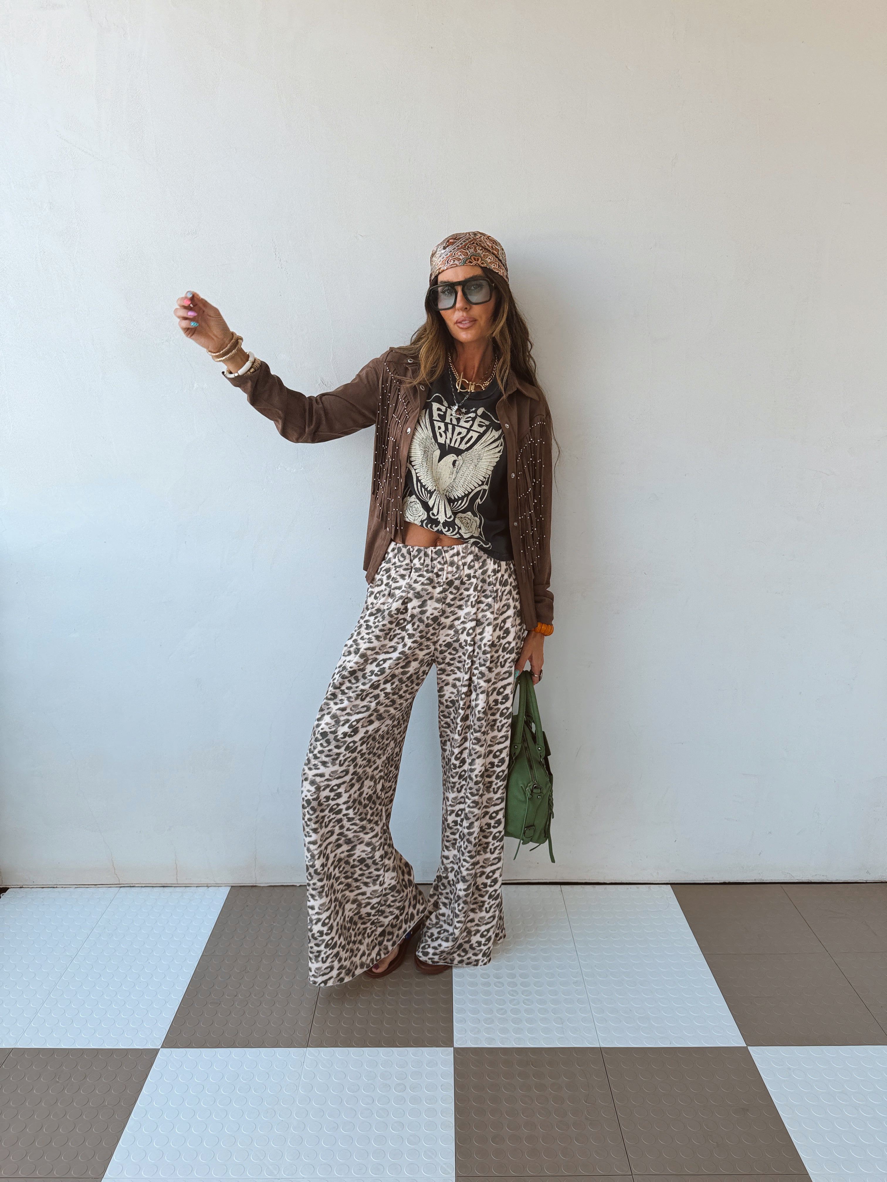 Nala Leopard Print Pants