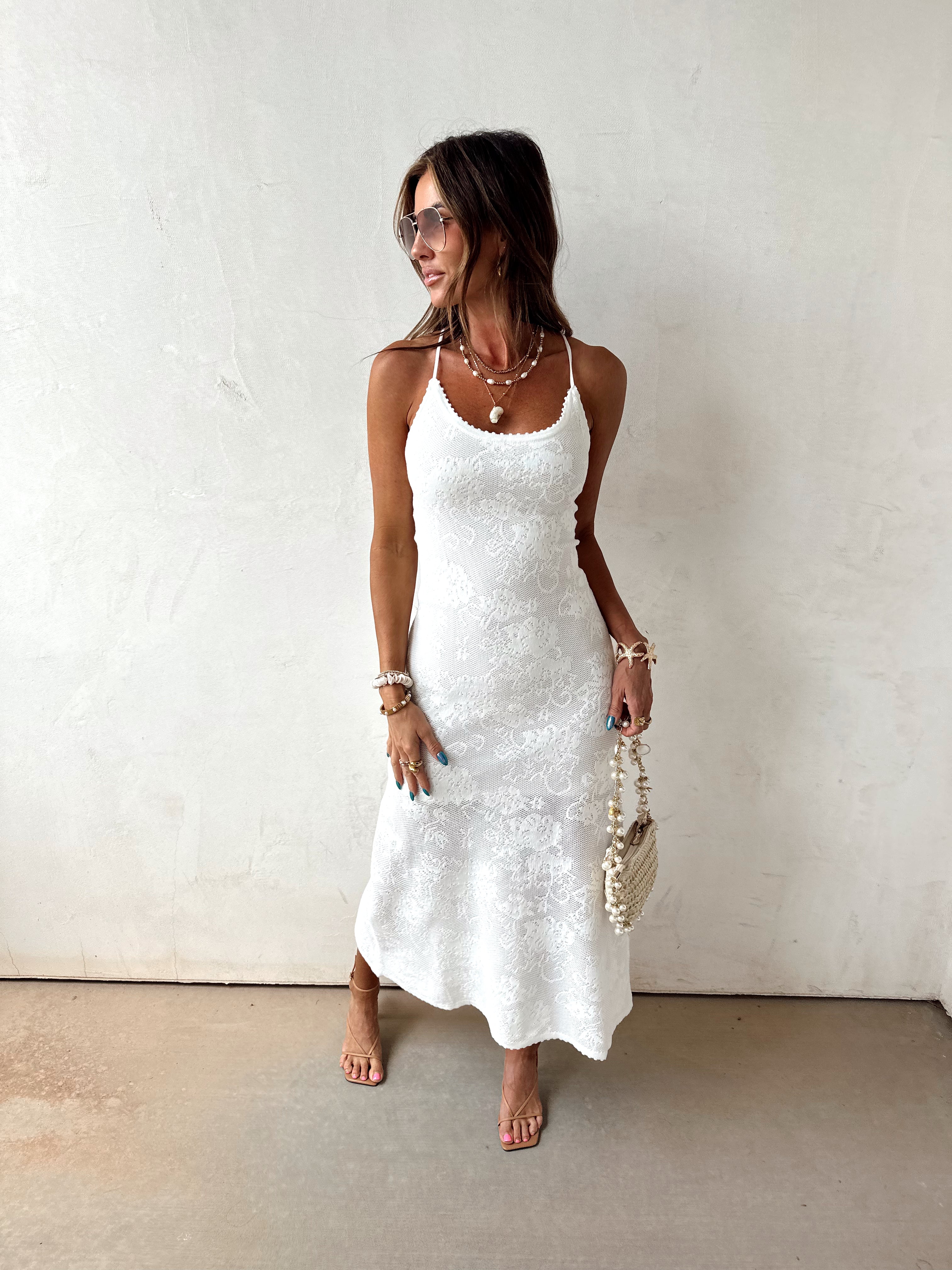 Golden Lining Maxi Dress