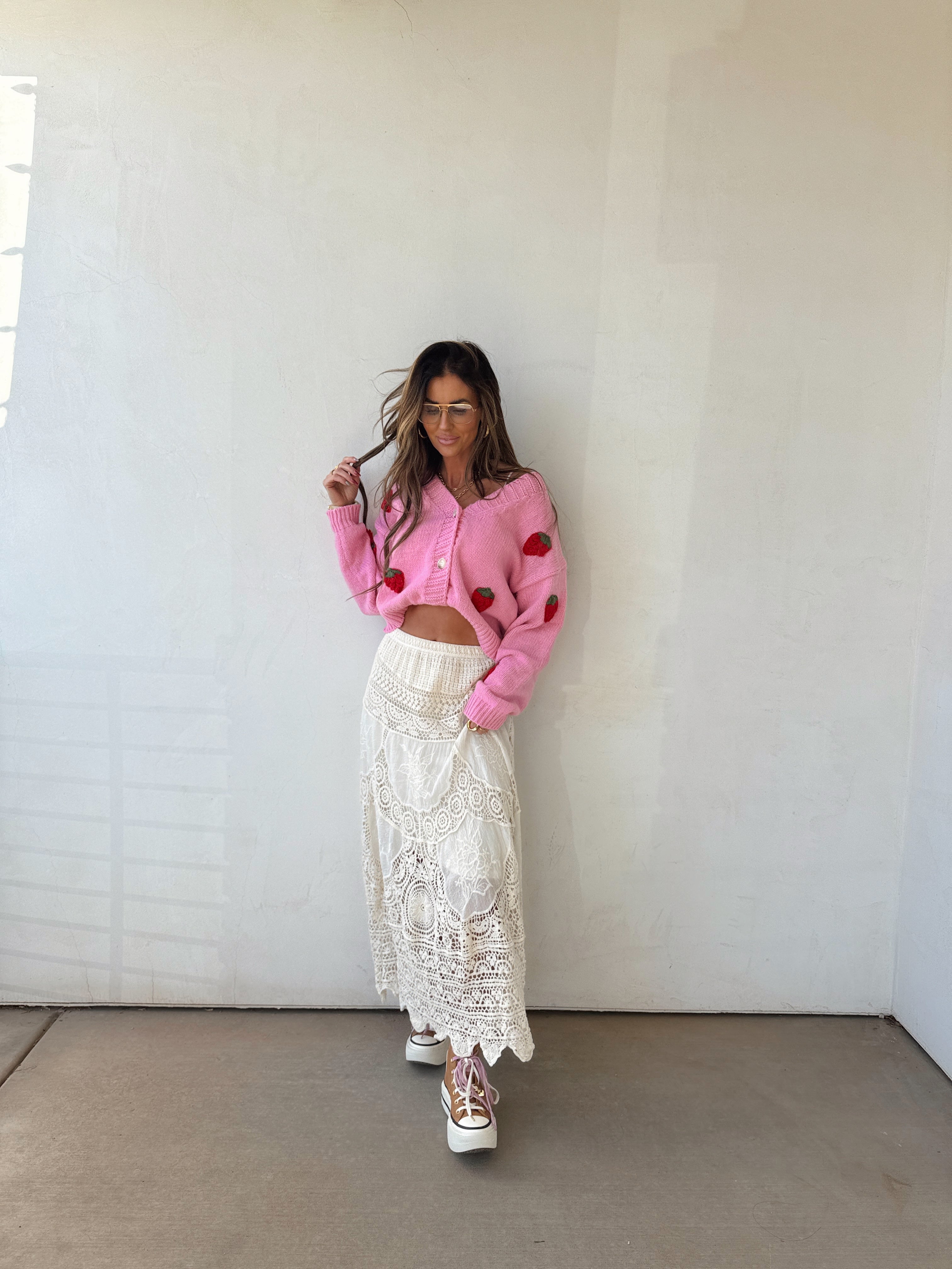 Strawberry Kisses Sweater