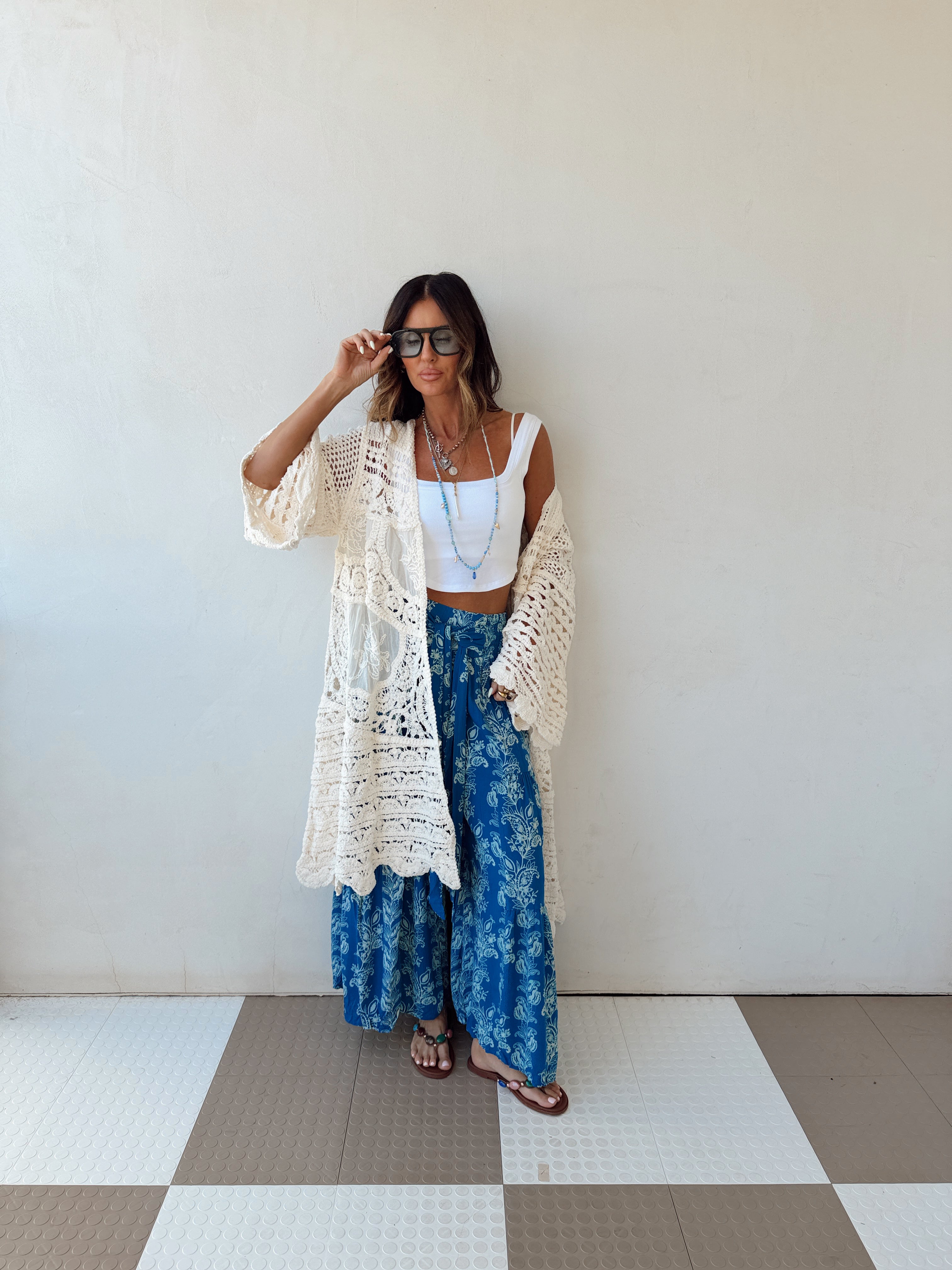 Indy Blue Boho Pants