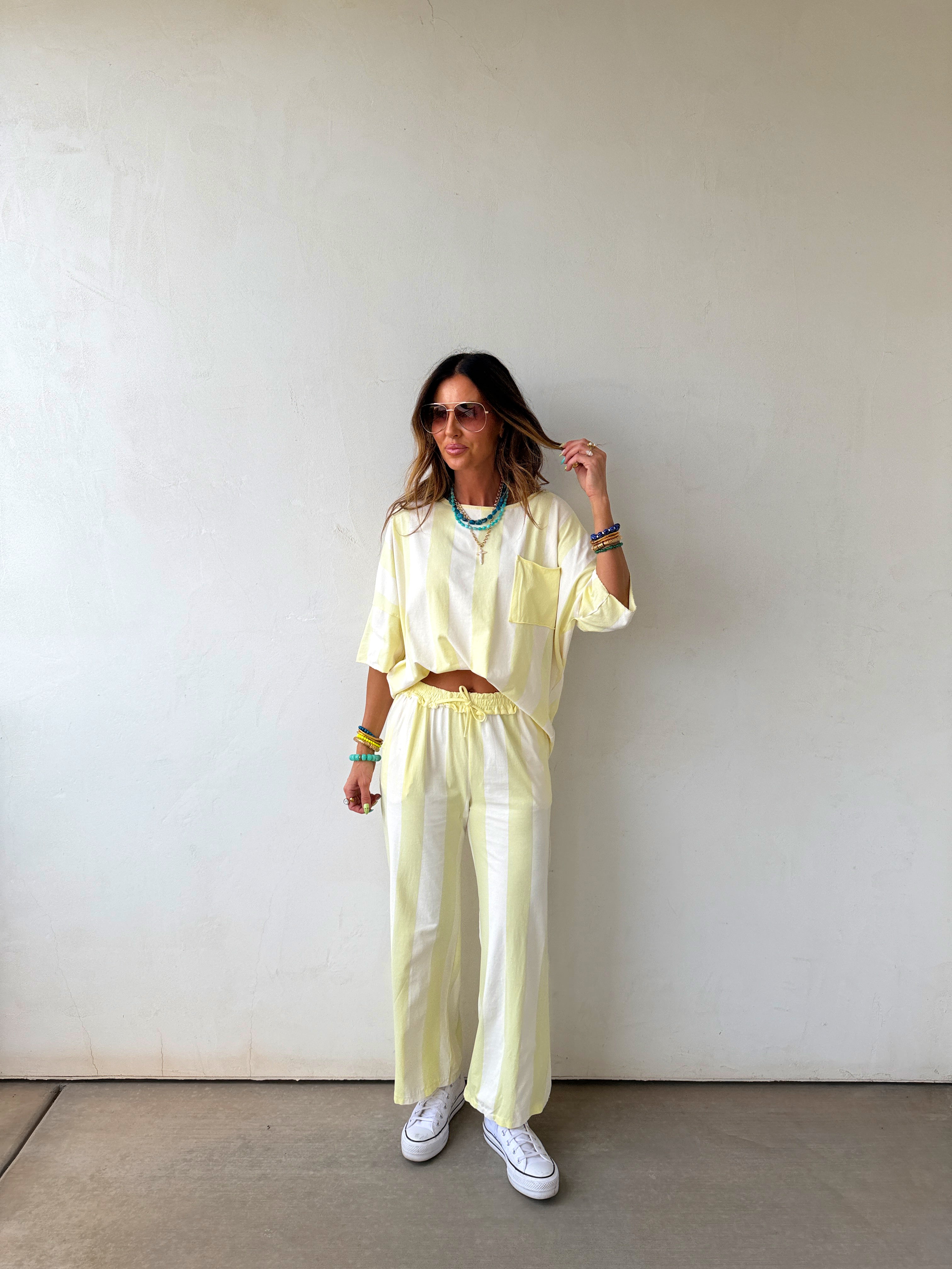 YOLO Striped Set