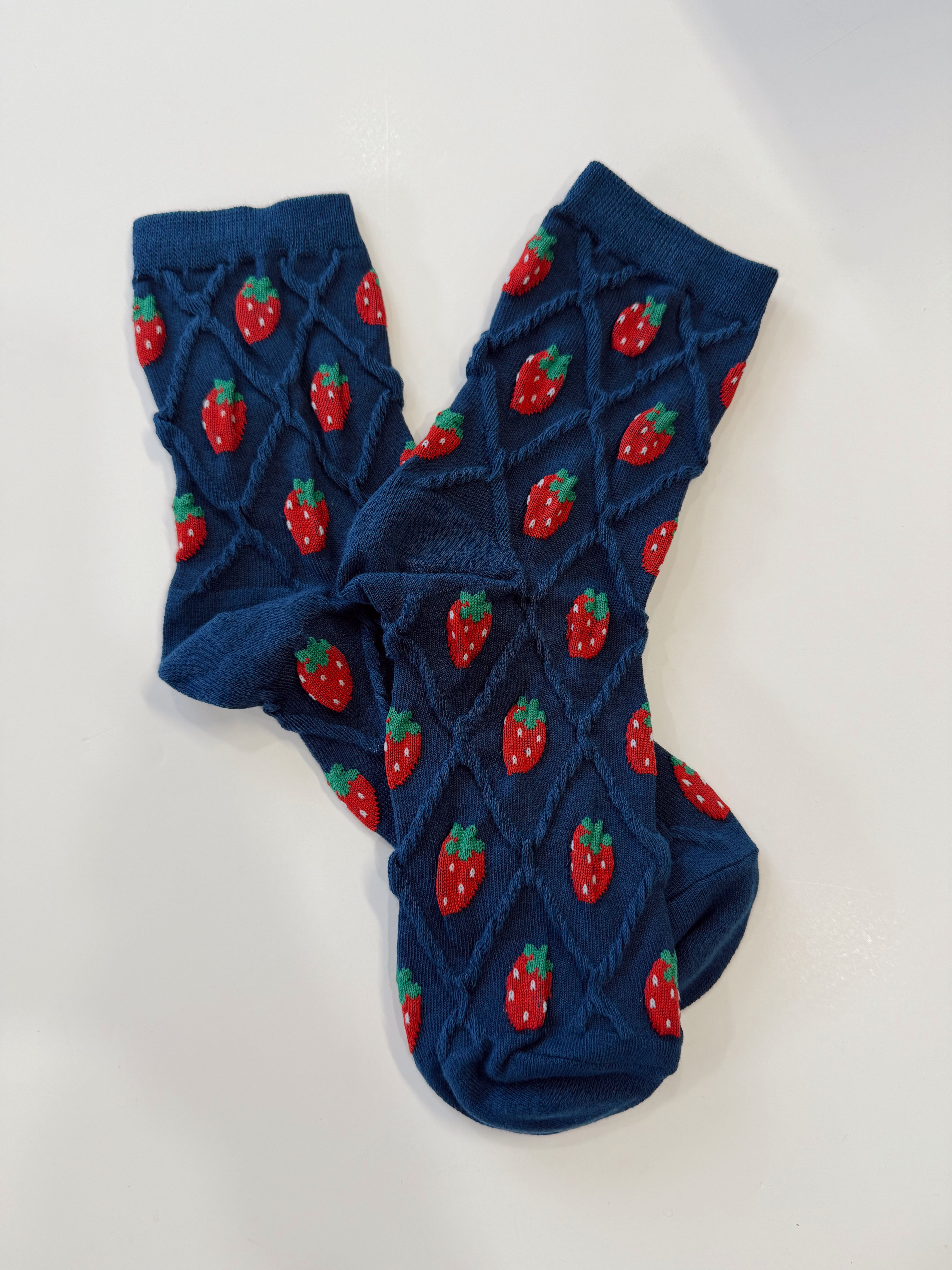 Strawberry Crew Socks