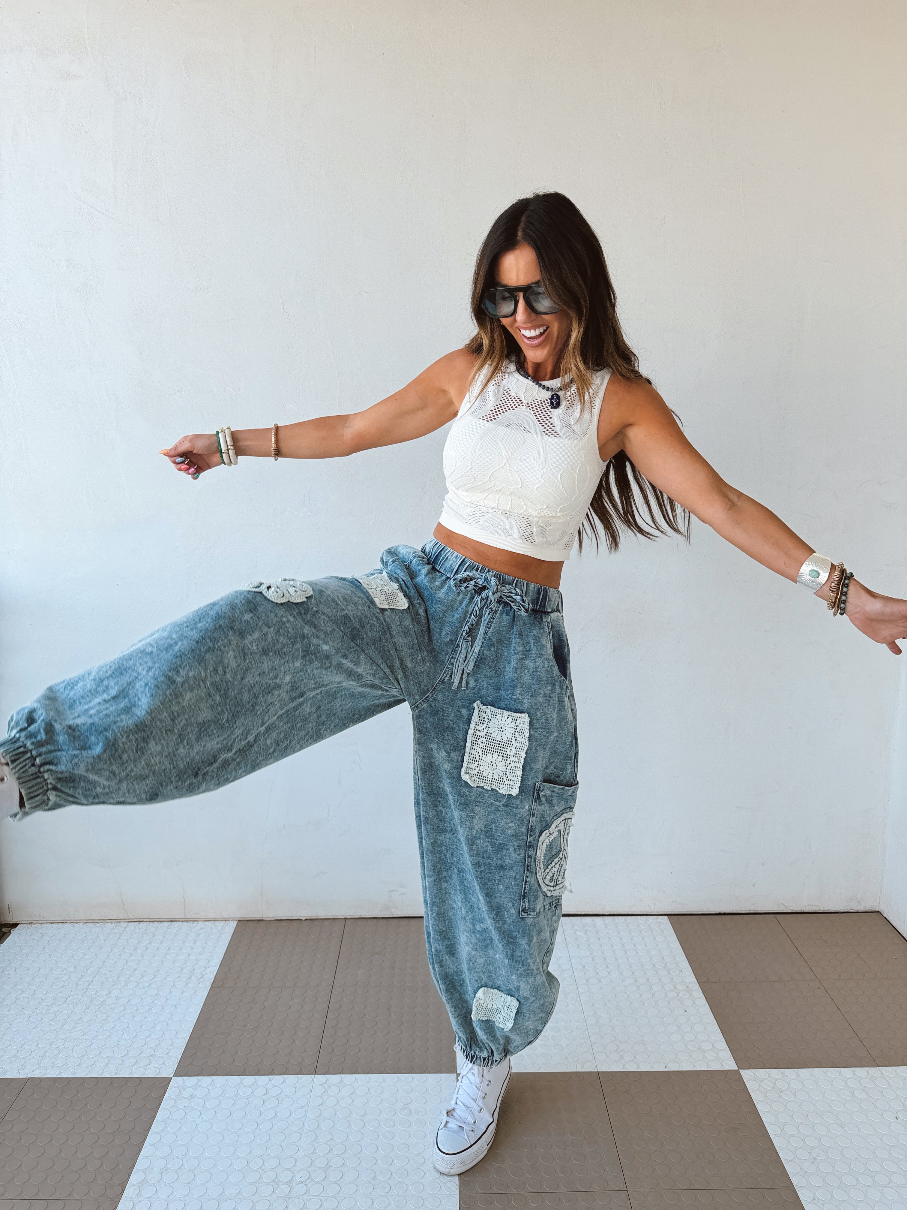 Woodstock Denim Joggers