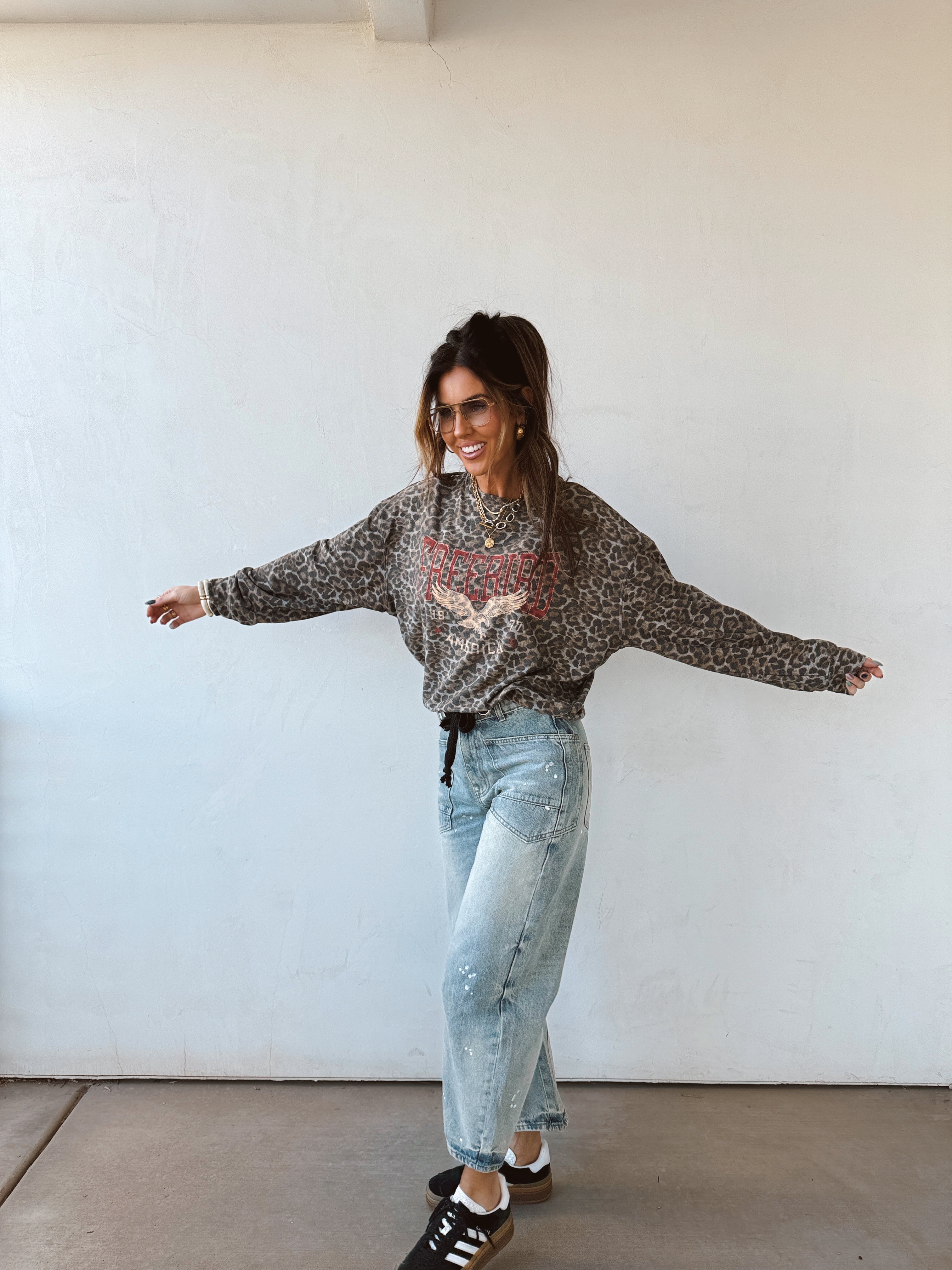 Free Bird Leopard Graphic