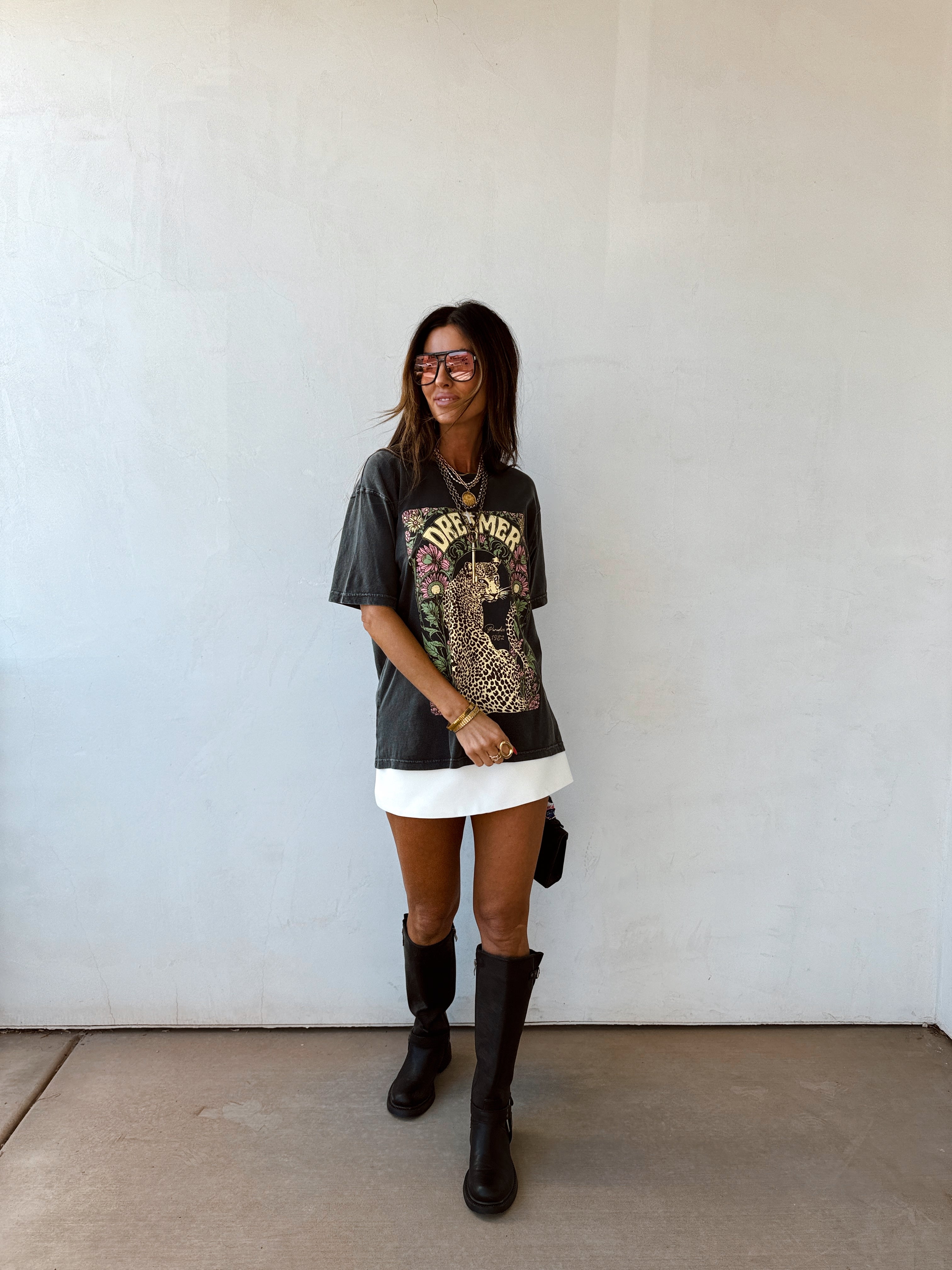 Dreamer Cheetah Graphic Tee