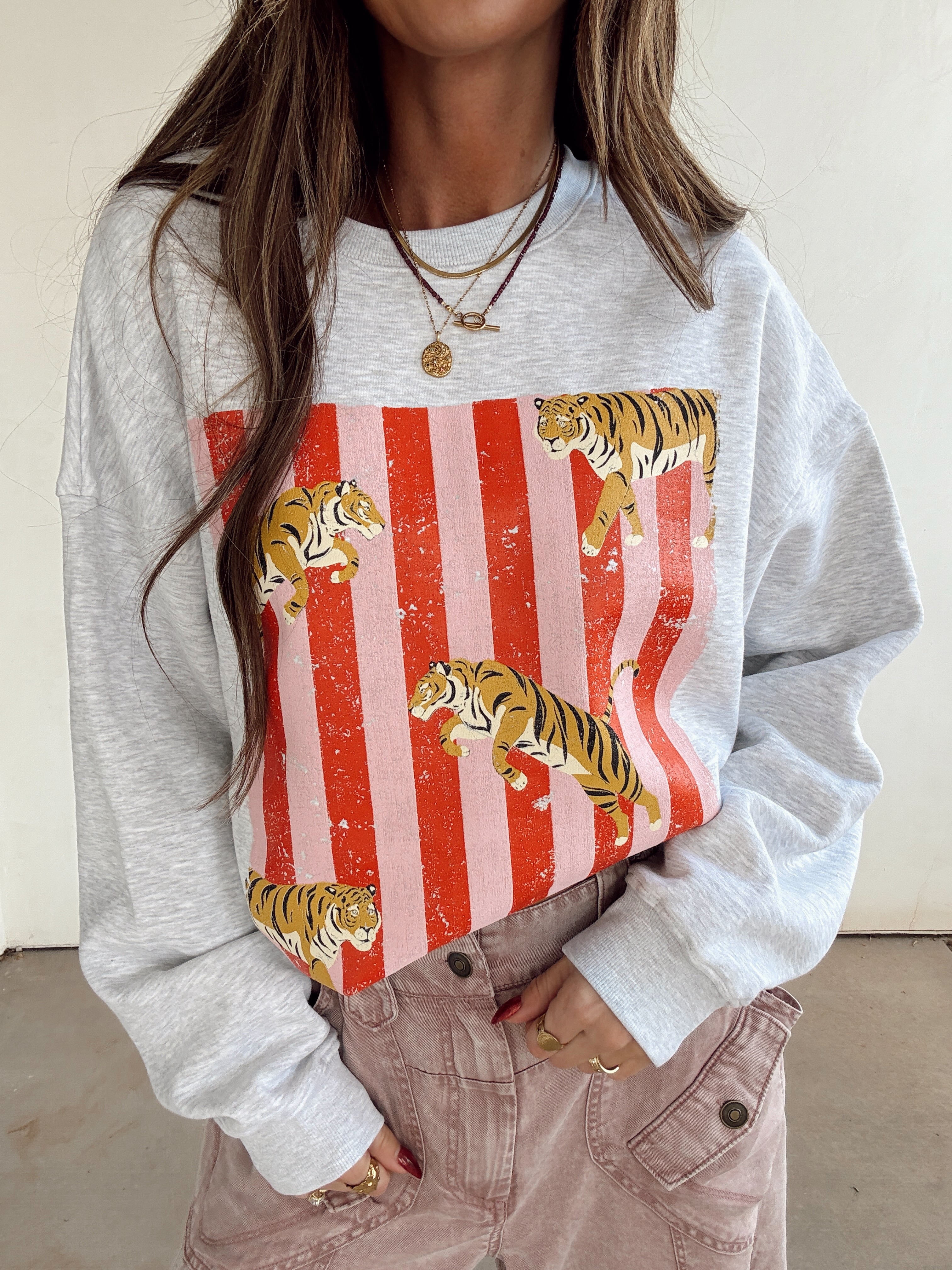Tiger Graphic Sweatshirt
