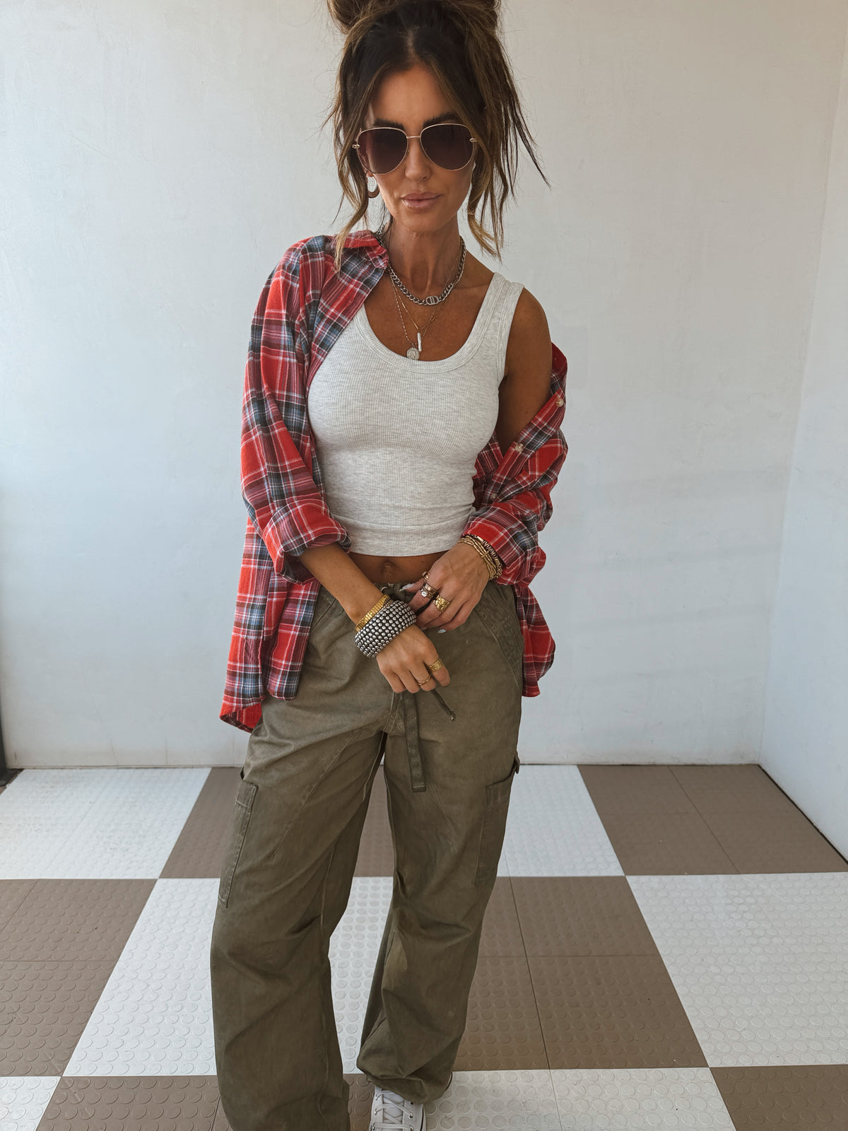 Orchard Flannel Top